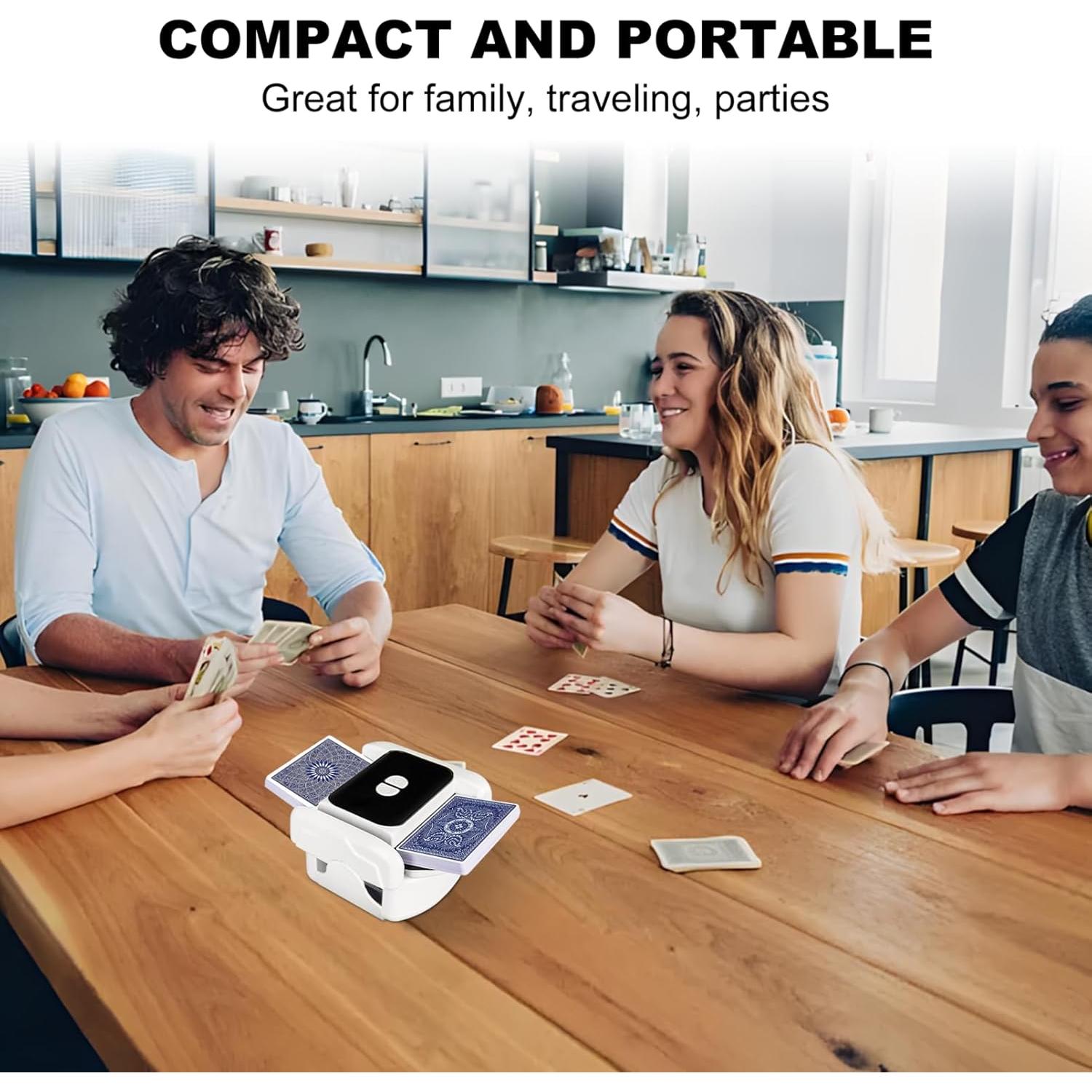 Barajador Automático de Cartas HahaGo TT06 Recargable 2000mAh