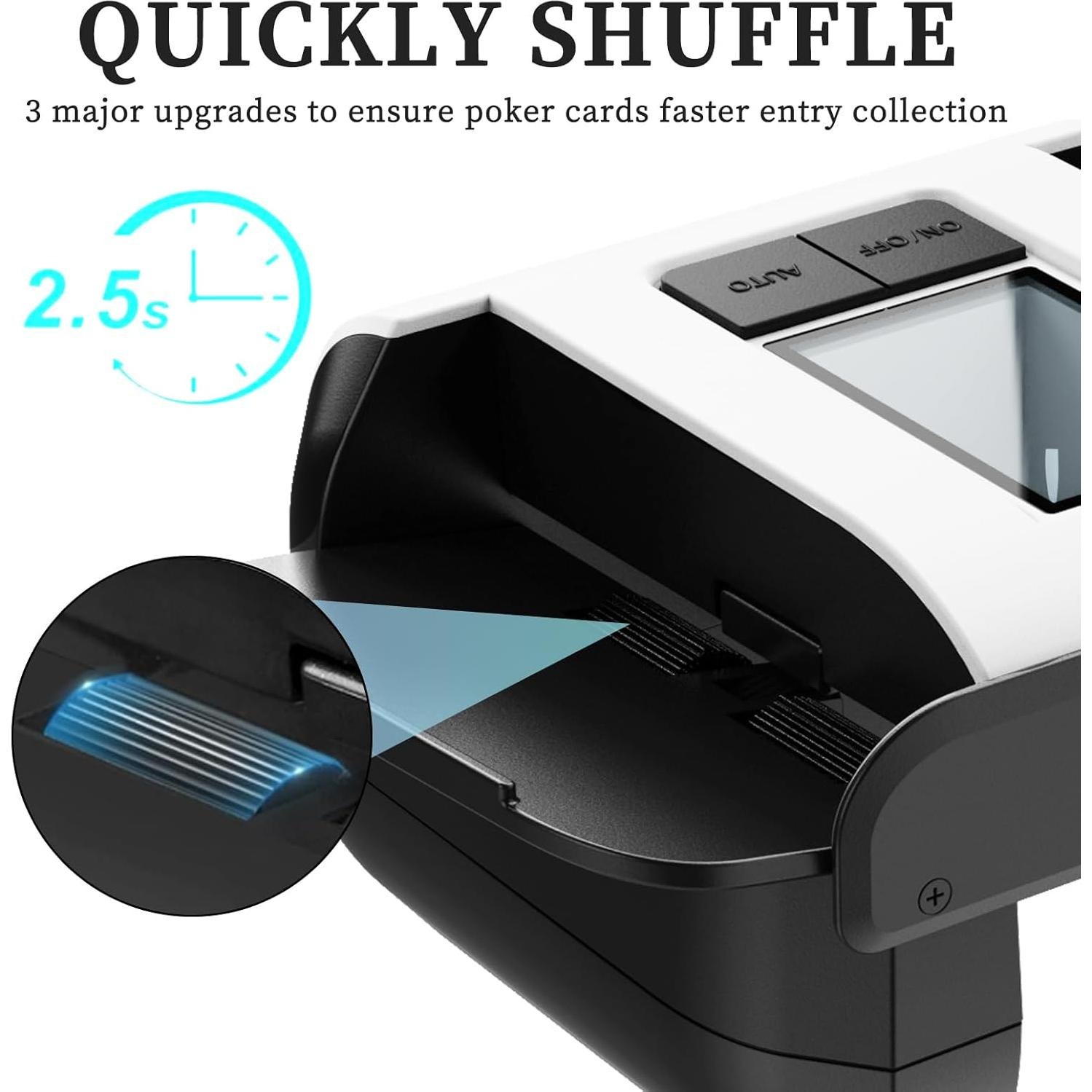 Barajador Automático de Cartas FOSMIJIZ MAX X1 2000mAh Recargable