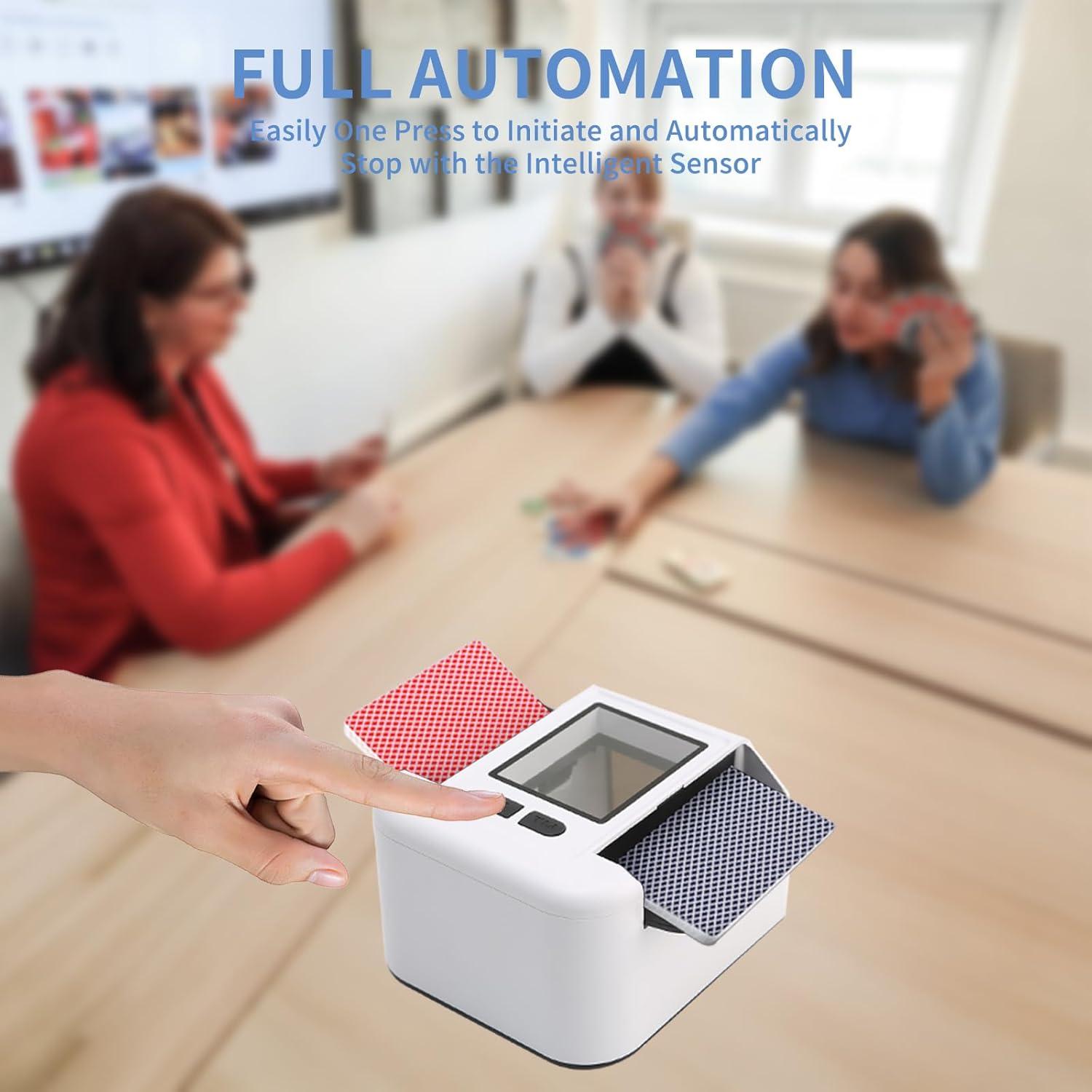 Barajador Automático de Cartas Rehomy 3329921 - Silencioso y Portátil