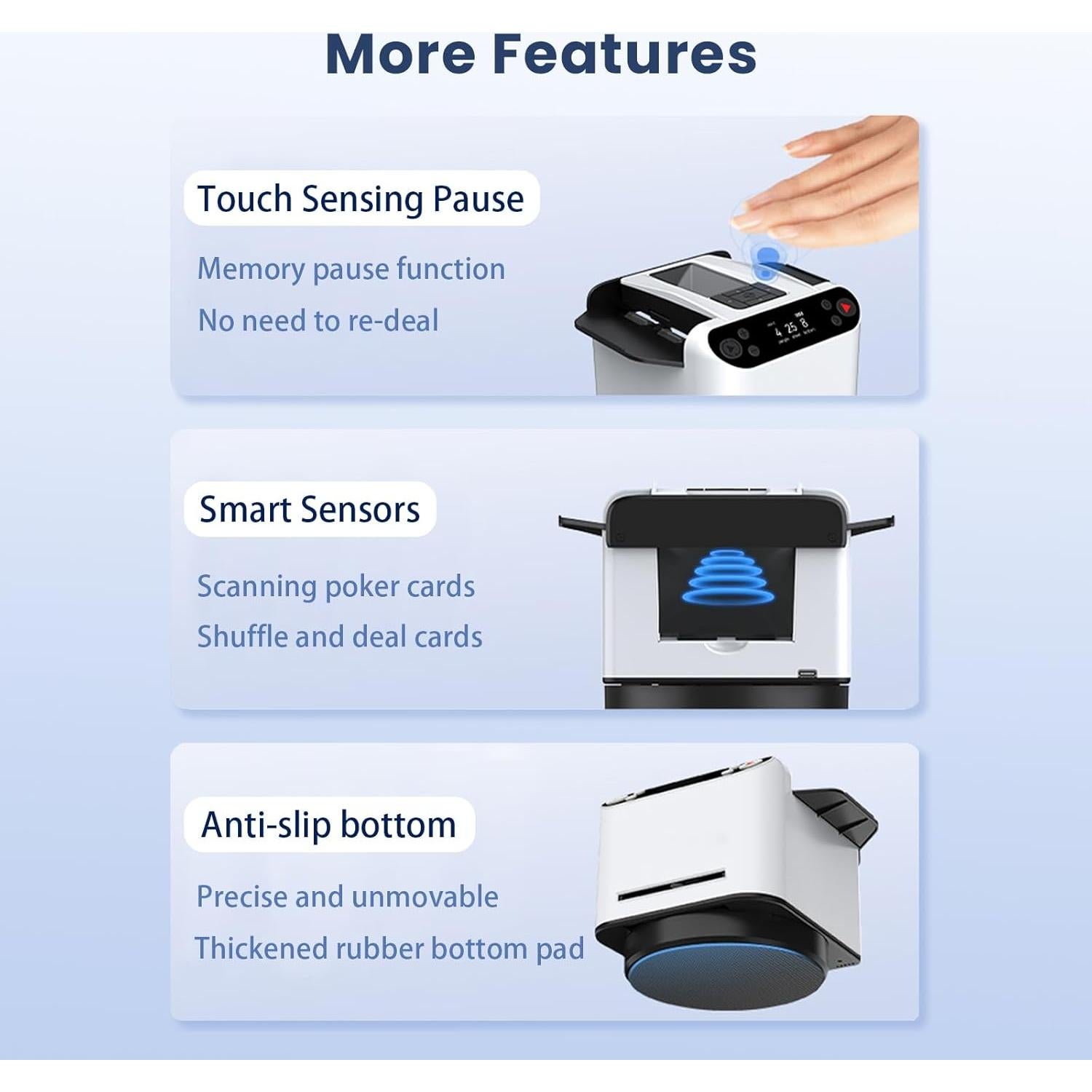 Barajador y Repartidor Automático KNEBAD 2-en-1 con Control Remoto