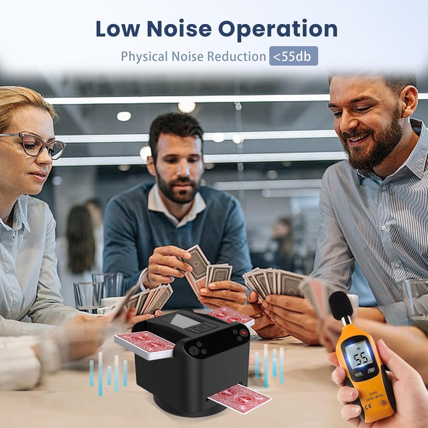 Barajador y Repartidor Automático KNEBAD 2-en-1 con Control Remoto