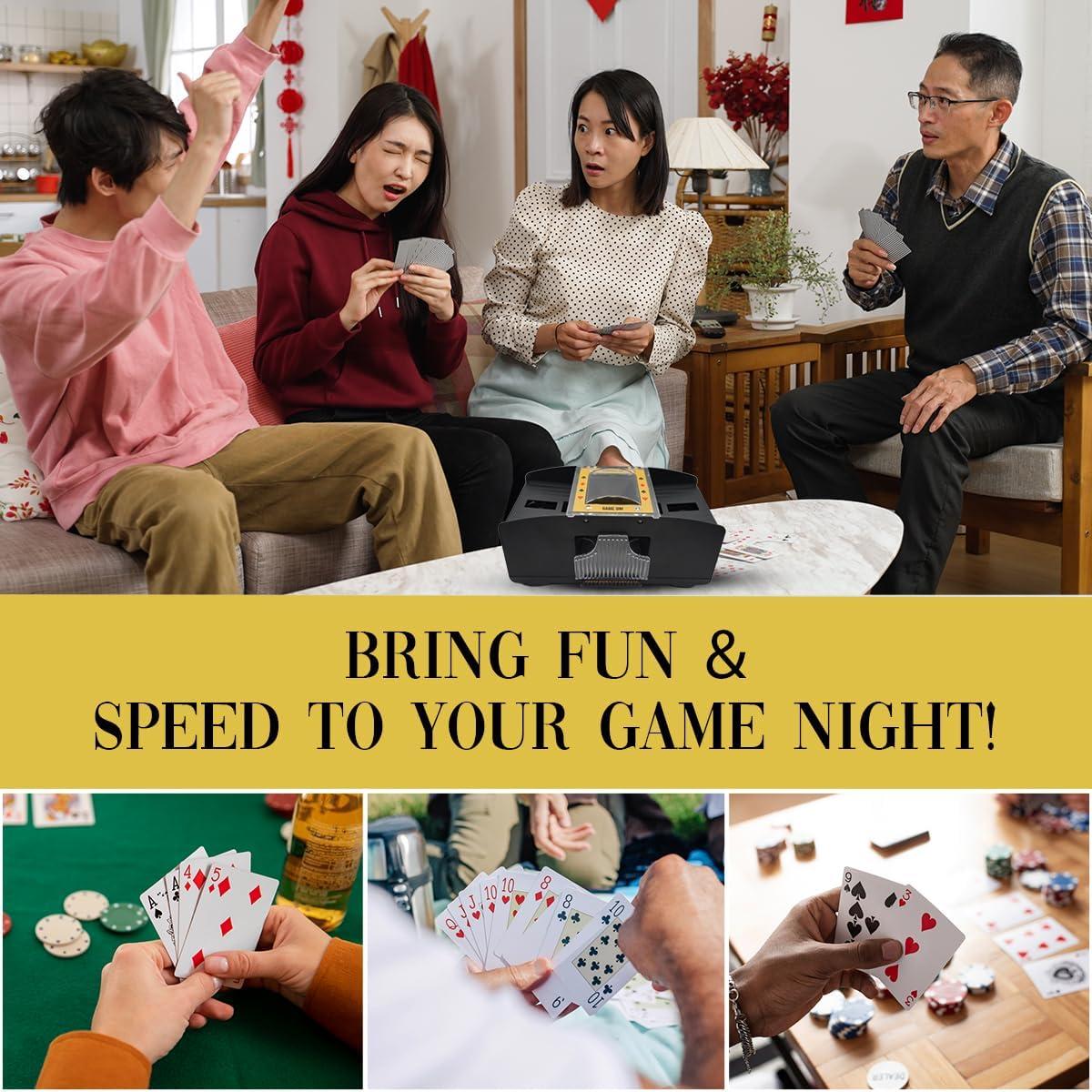 Barajador Automático de Cartas Gamify 2 Barajas - Silencioso y Eficiente