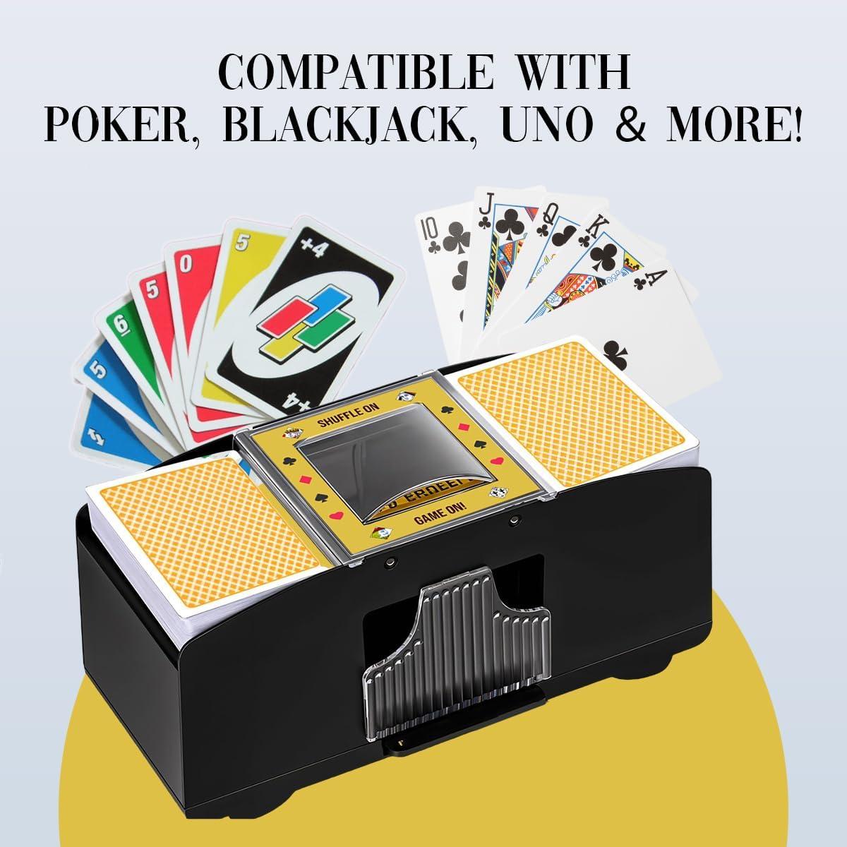 Barajador Automático de Cartas Gamify 2 Barajas - Silencioso y Eficiente