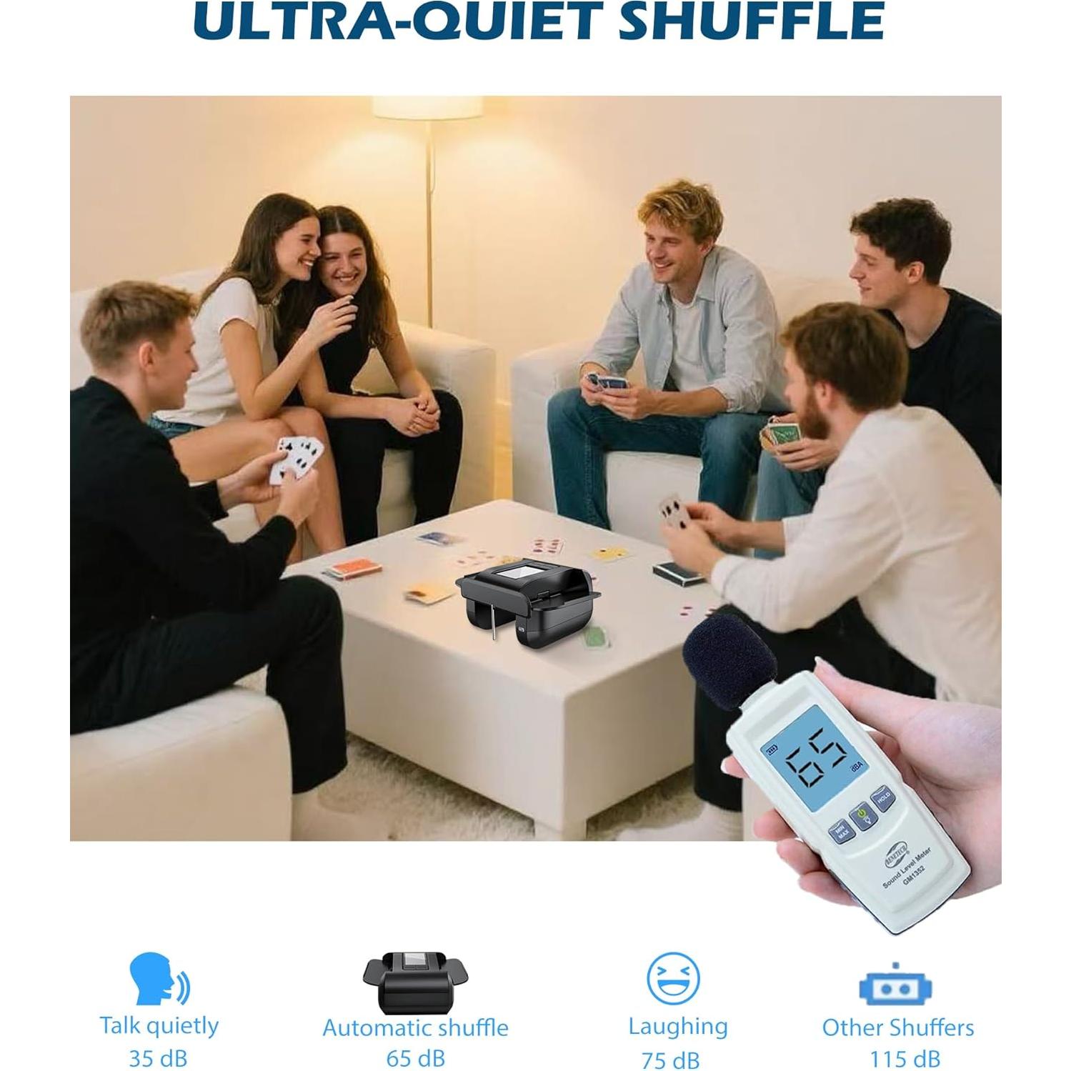 Barajador de Cartas Automático AVUMDA Recargable 2000mAh