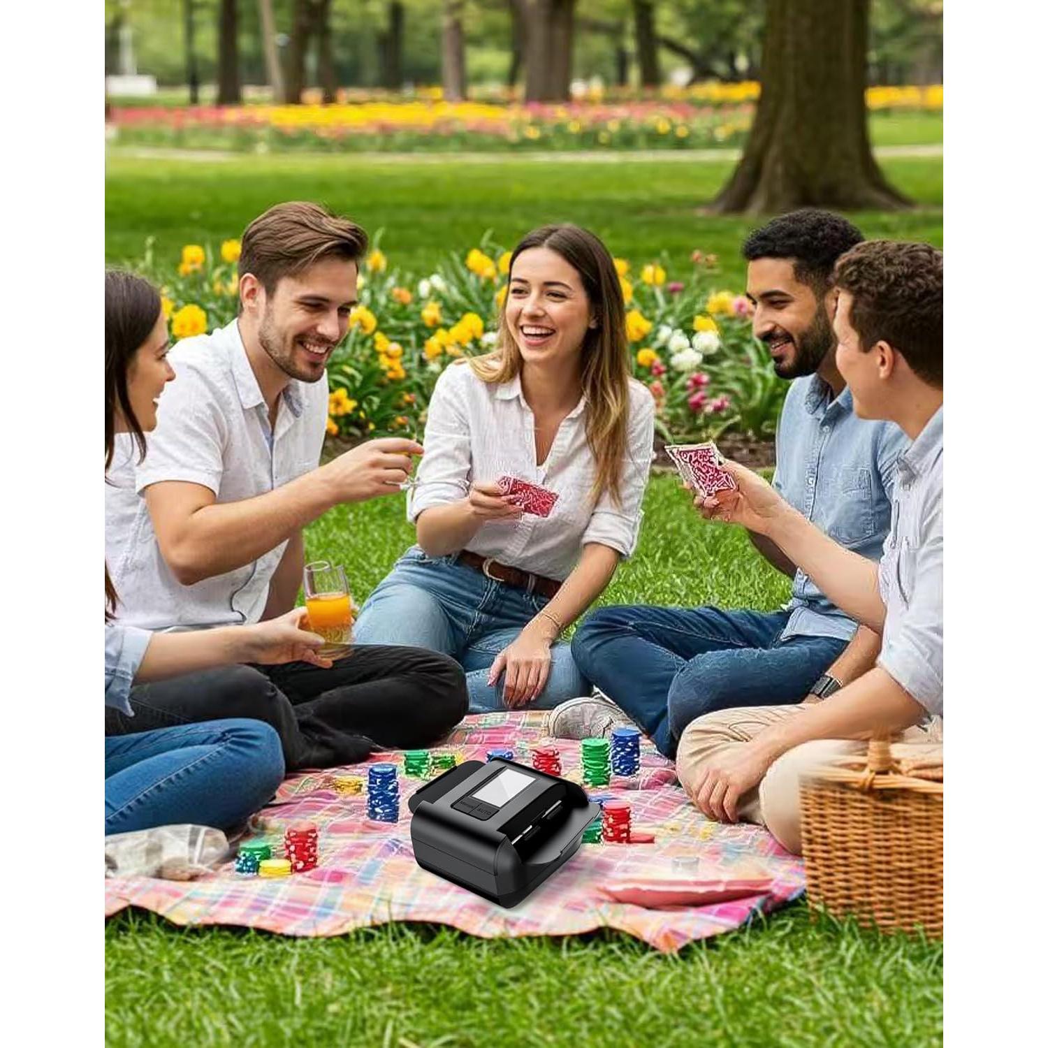 Barajador de Cartas Automático AVUMDA Recargable 2000mAh