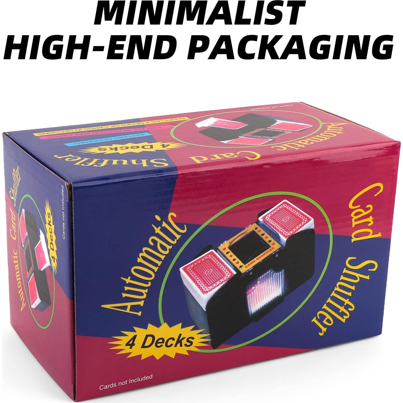 Barajador Automático de Cartas Homwom para 1-4 Barajas