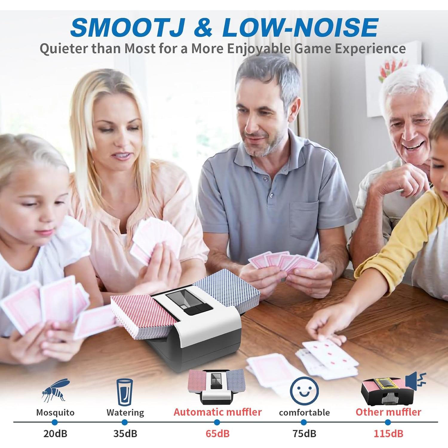 Barajador Automático de Cartas CARDSPIN WX - Batería 2000mAh