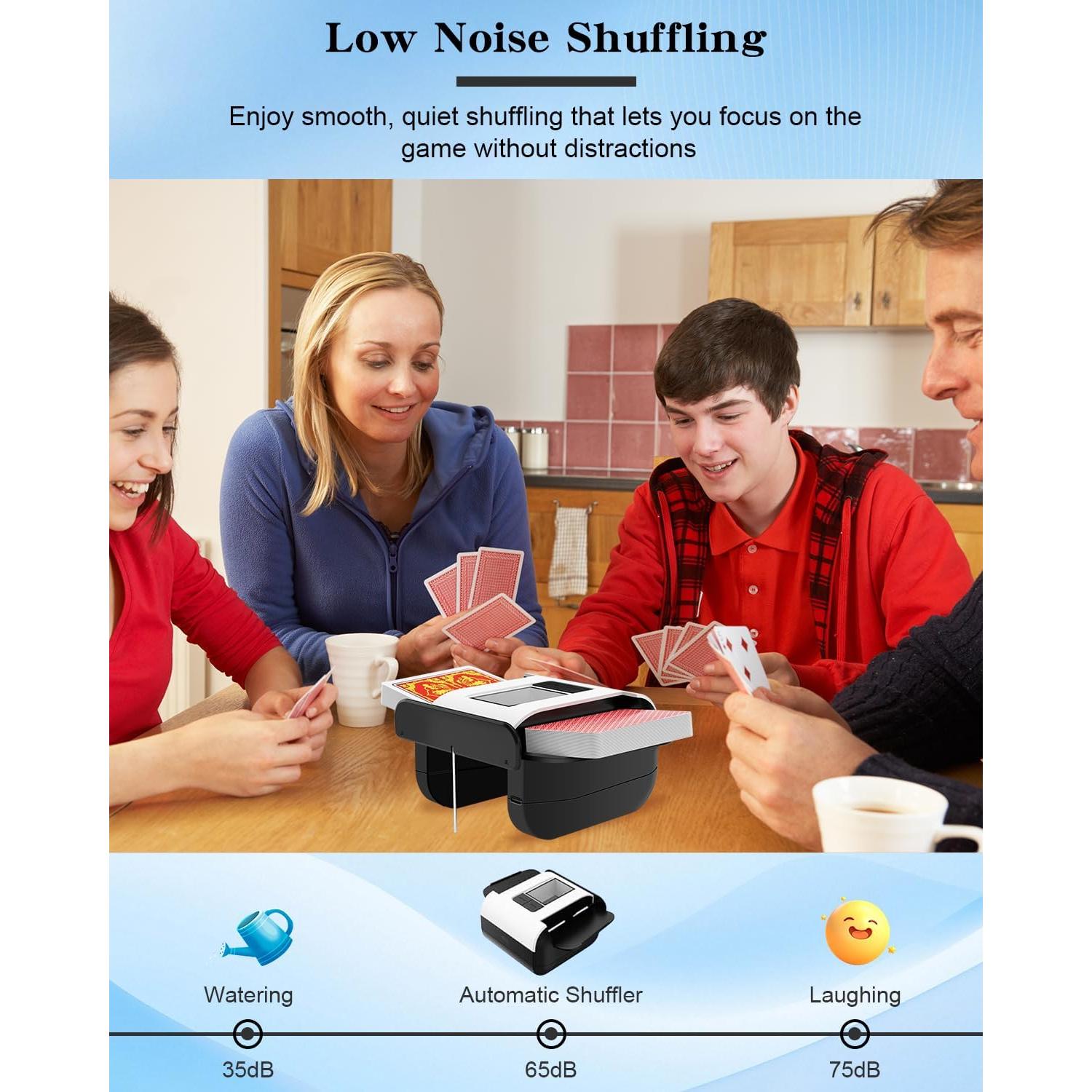 Mezclador Automático de Cartas Eiito X1 Portátil 2000mAh