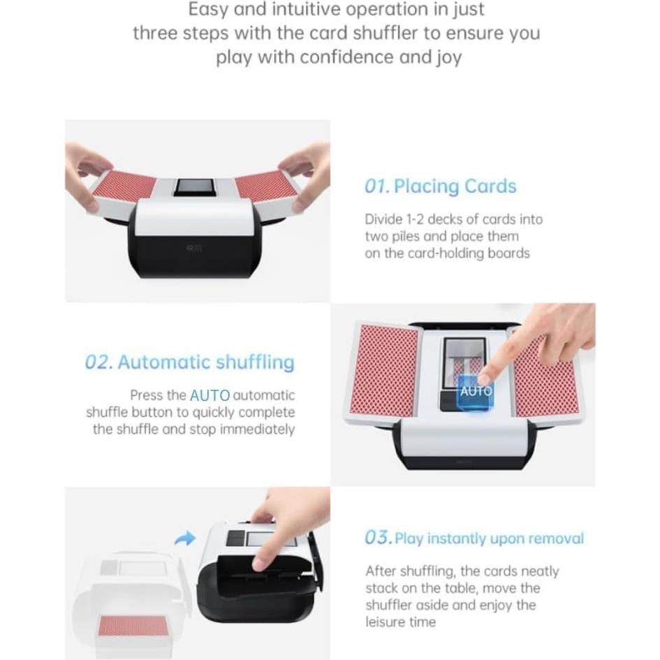 Barajador de Cartas Automático Doubao X11 Portátil 2000mAh