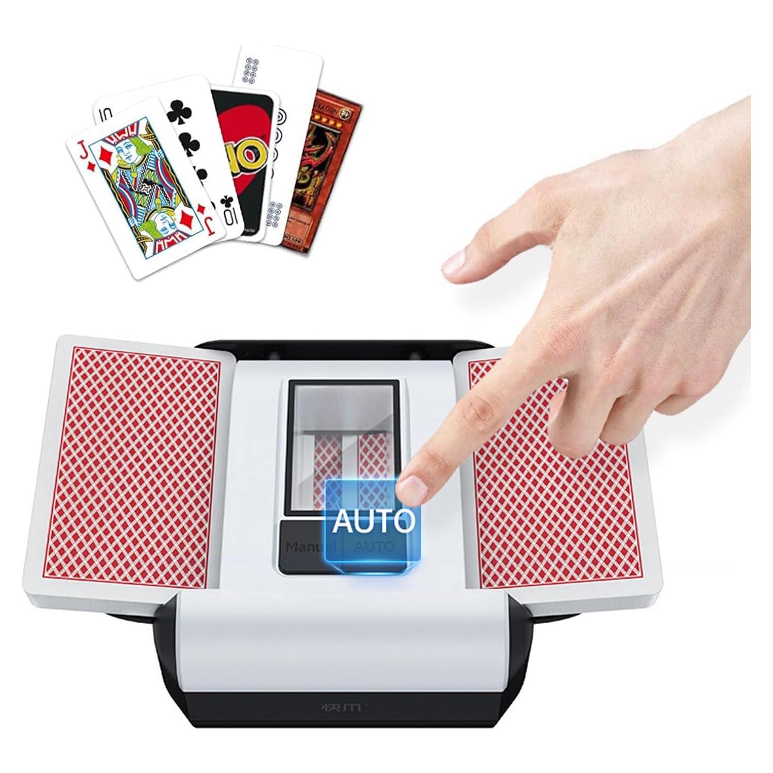 Barajador de Cartas Automático KNEBAD CMJ-X1 Portátil Bajo Ruido