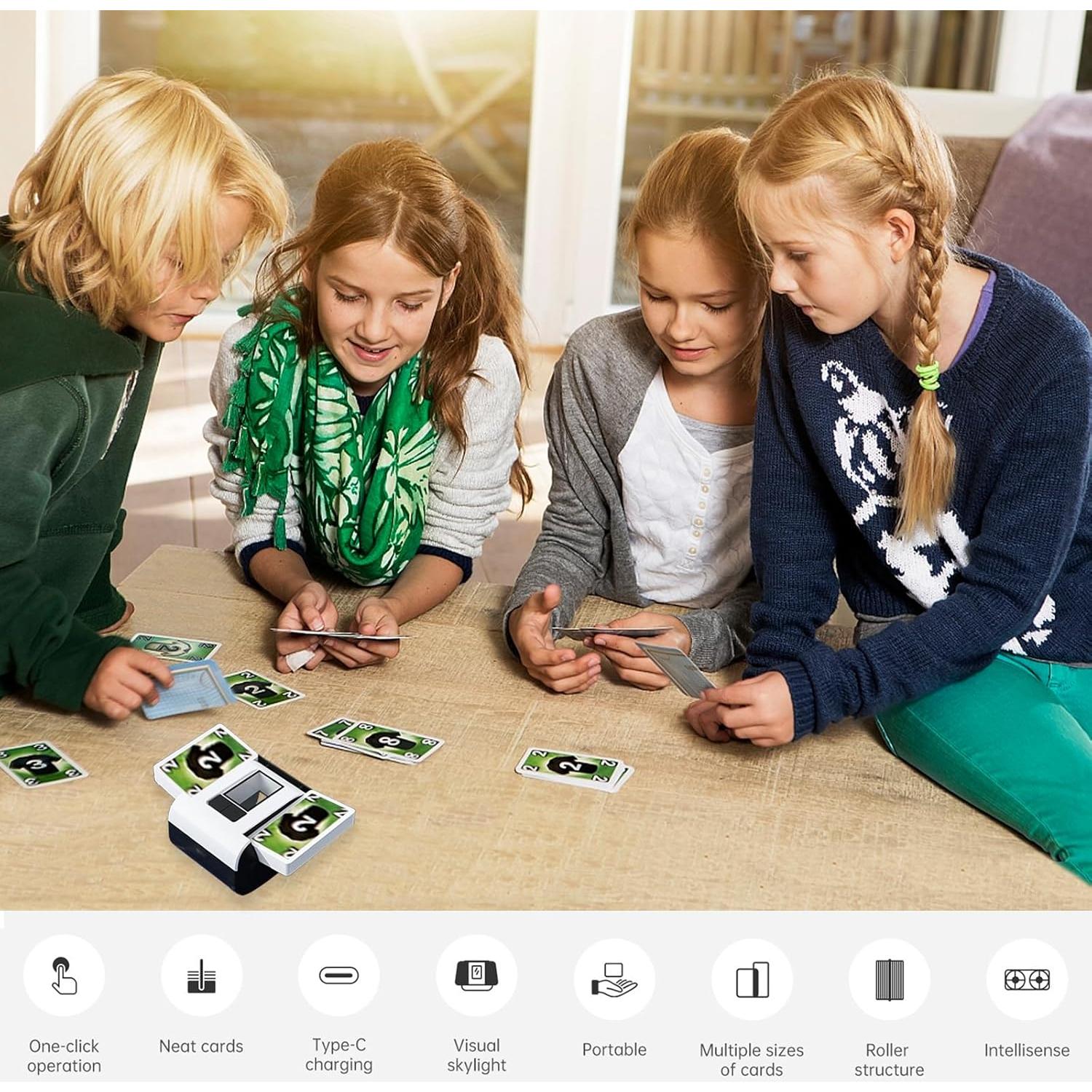 Barajador de Cartas Automático KNEBAD CMJ-X1 Portátil Bajo Ruido