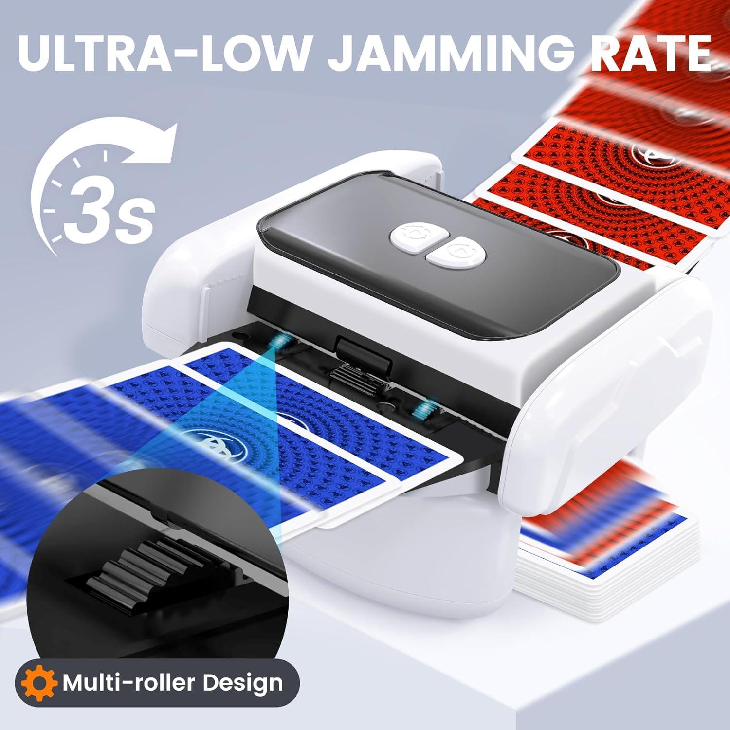 Barajadora Automática Prenoxa TX666 Recargable 2000mAh Silenciosa