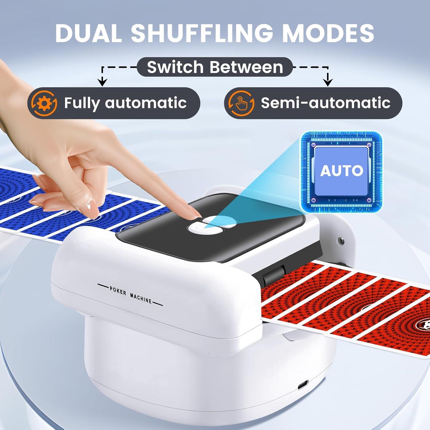 Barajadora Automática Prenoxa TX666 Recargable 2000mAh Silenciosa