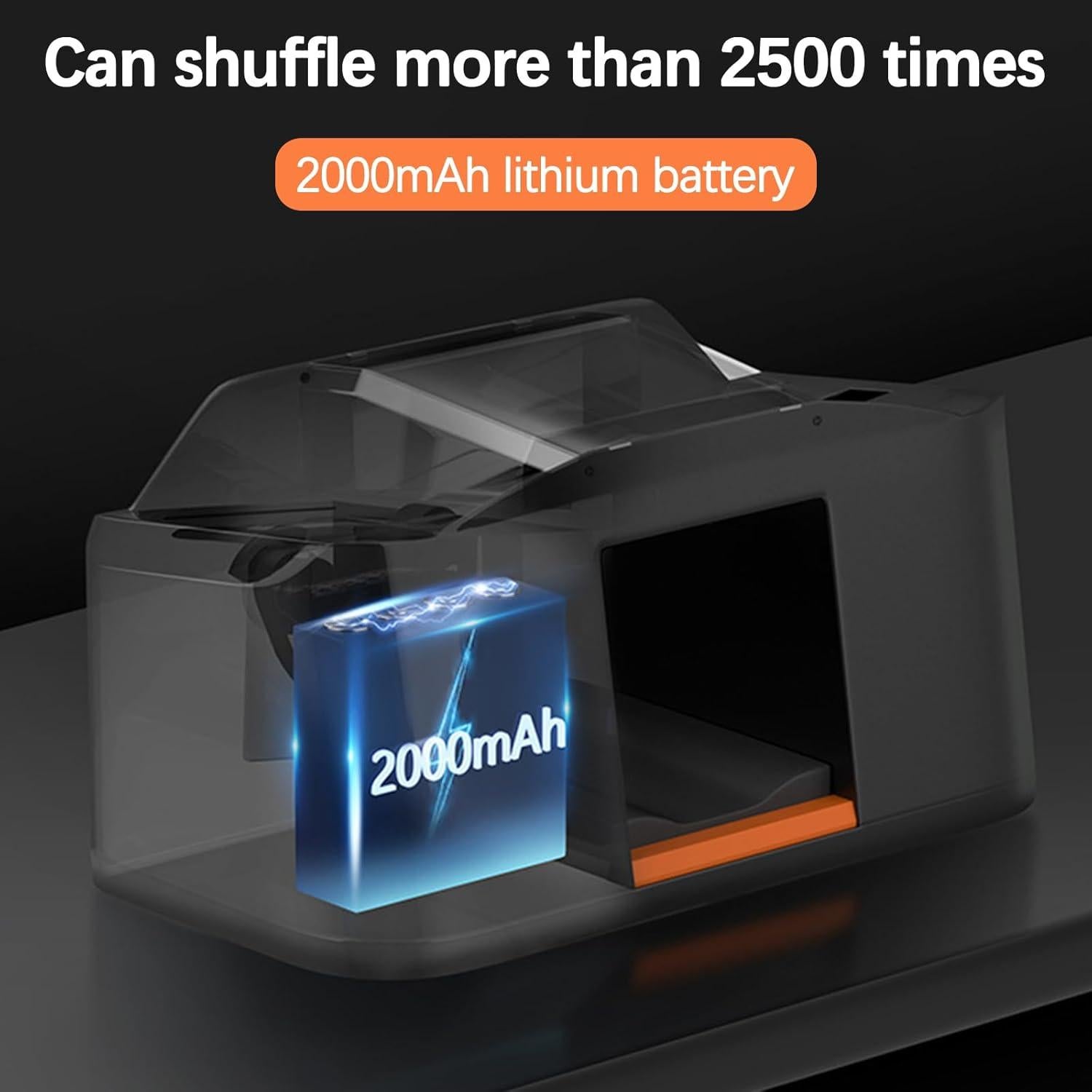 Barajador de Cartas Automático FOSMIJIZ 2 Mazos Recargable 2000mAh