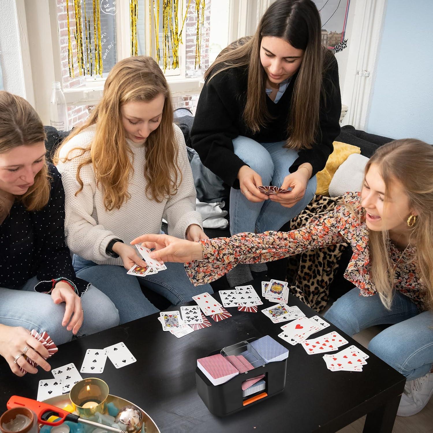 Barajador de Cartas Automático FOSMIJIZ 2 Mazos Recargable 2000mAh