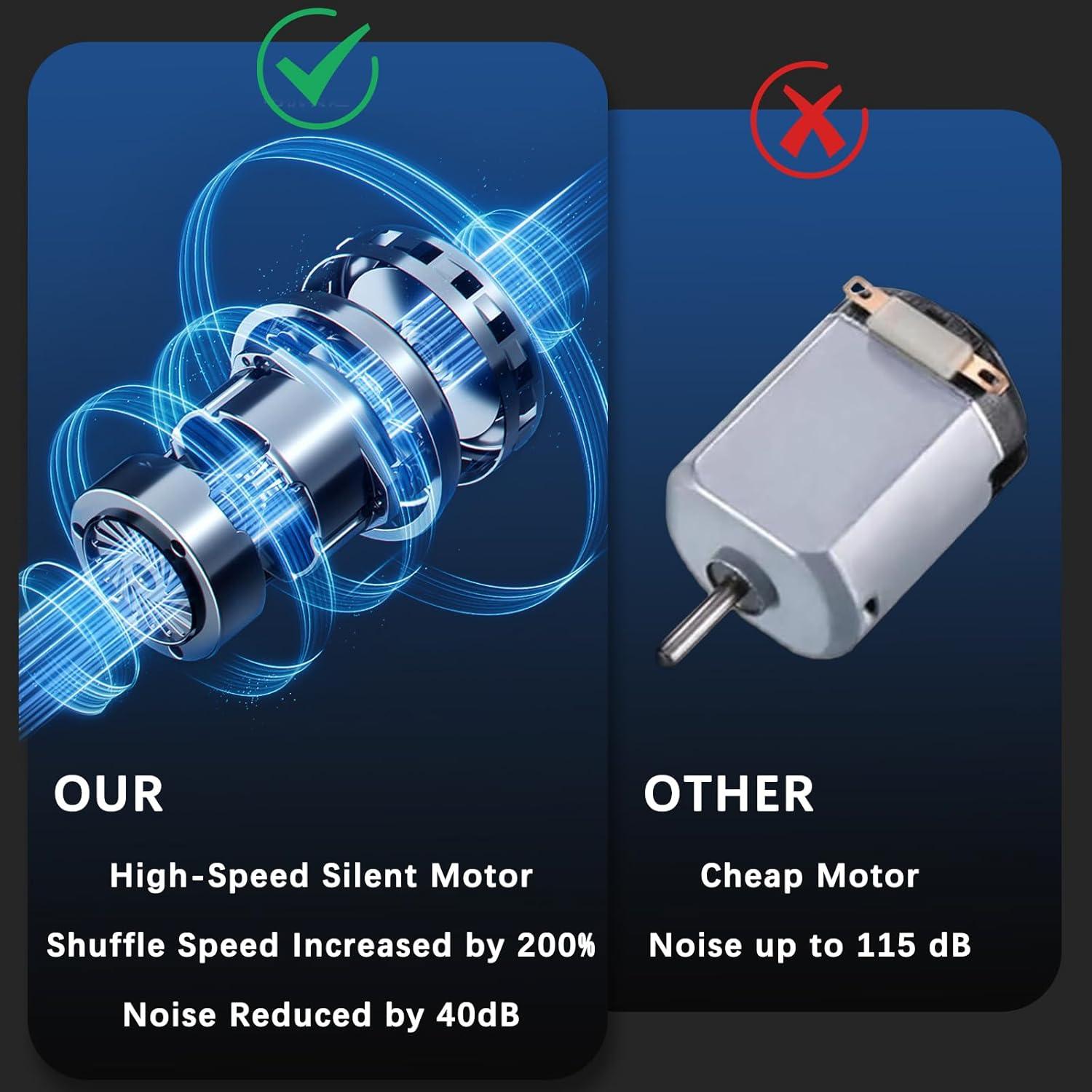 Barajador de Cartas Automático FOSMIJIZ 2 Mazos Recargable 2000mAh