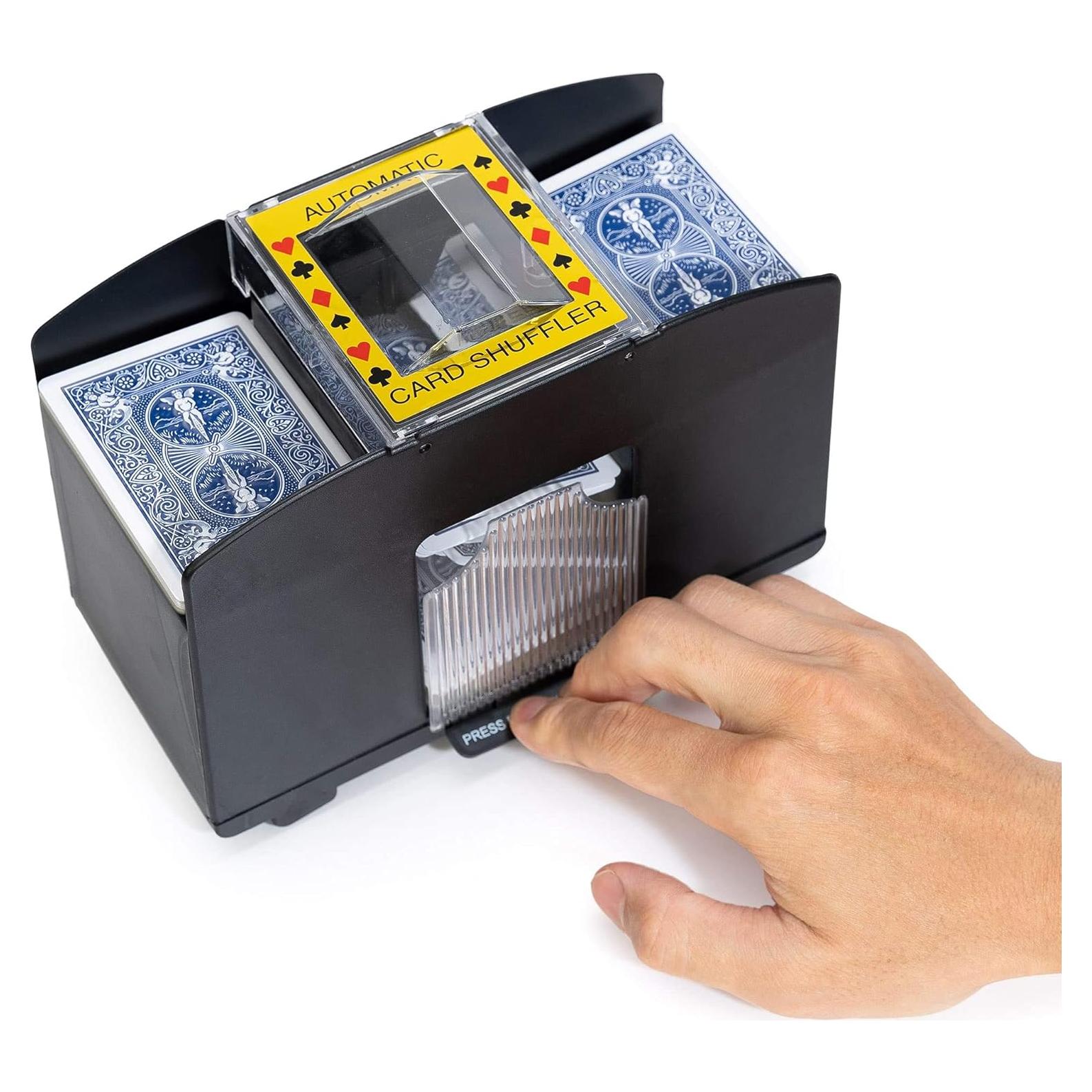 Mezclador Automático de Cartas WYZworks para 4 Barajas - Eléctrico