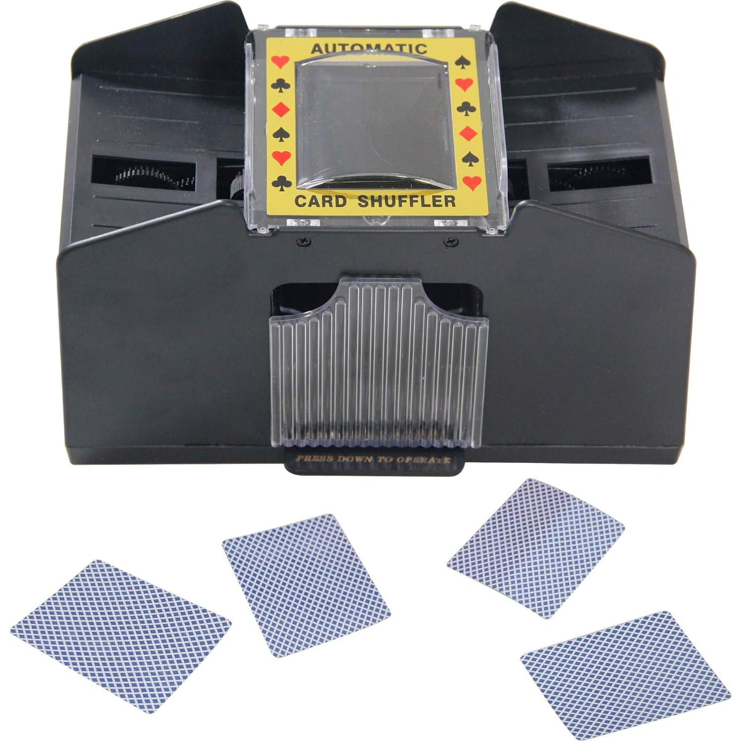 Mezclador Automático de Cartas WYZworks para 4 Barajas - Eléctrico