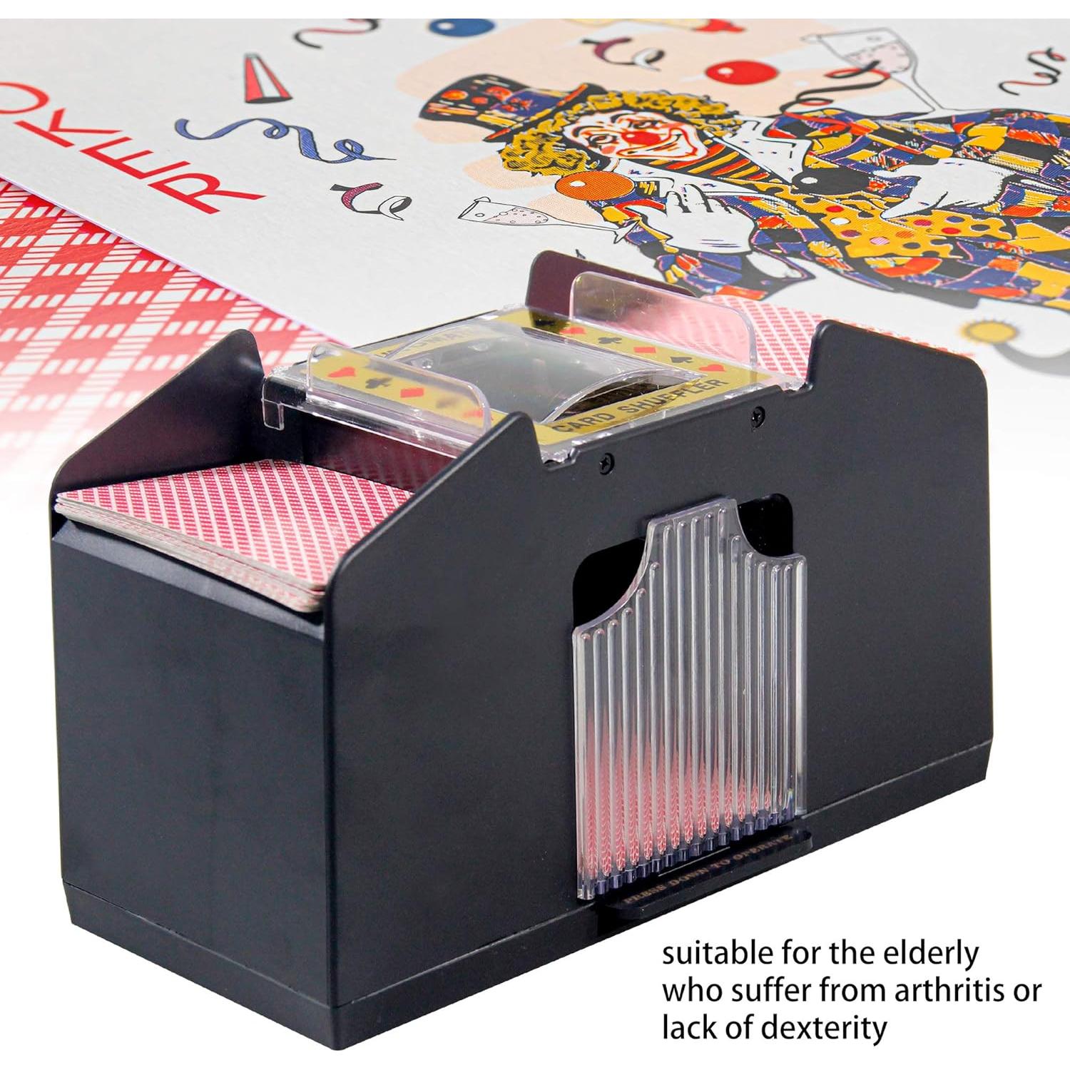 Mezclador Automático de Cartas WYZworks para 4 Barajas - Eléctrico