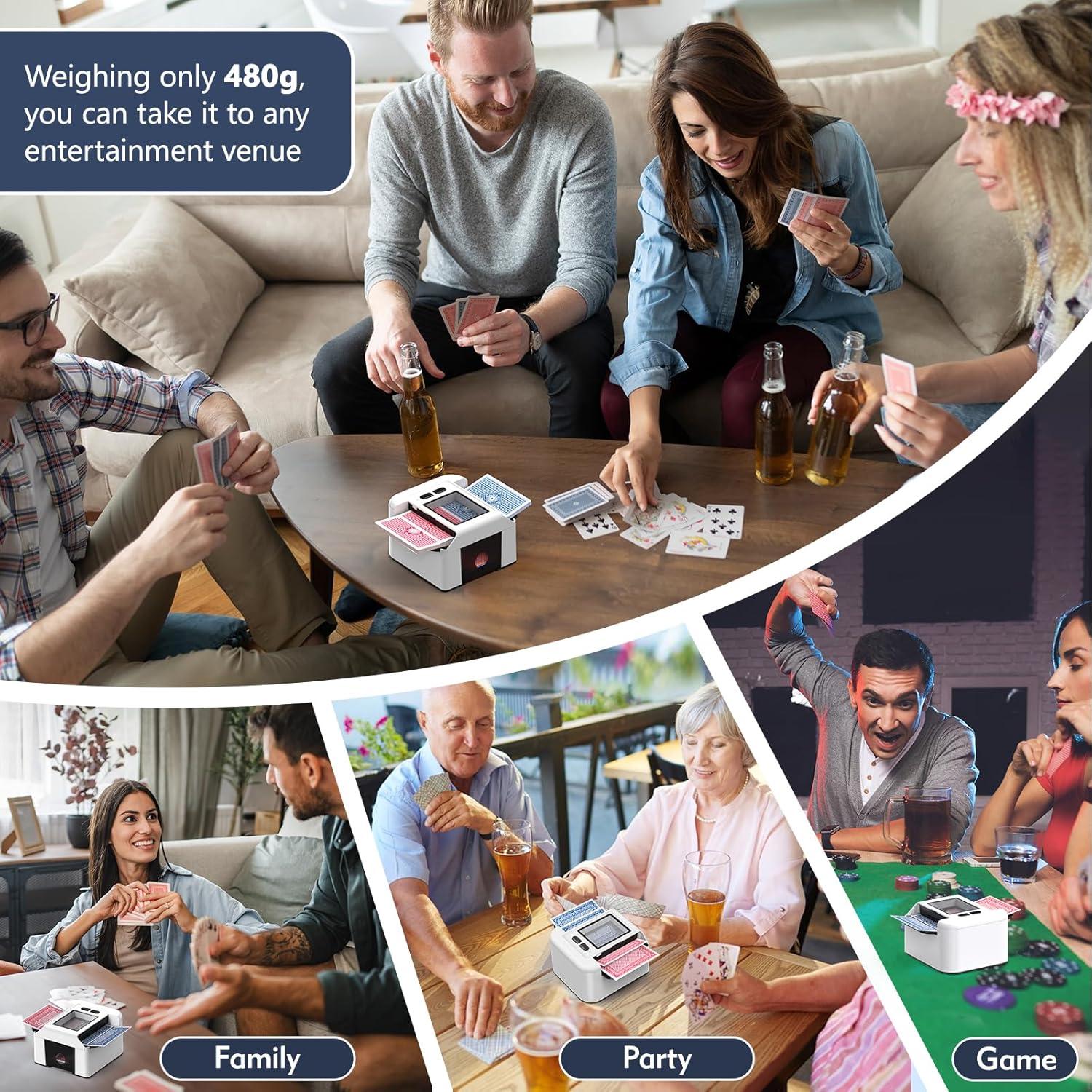 Barajador Automático de Cartas ShinePick - Eléctrico, 2000mAh