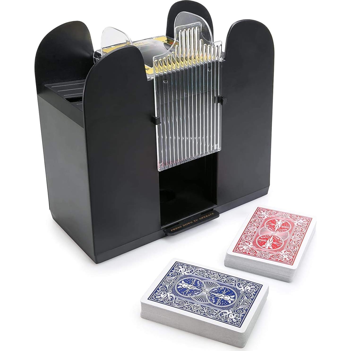 Mezclador Automático de Cartas West Ivory para 6 Barajas - Eléctrico