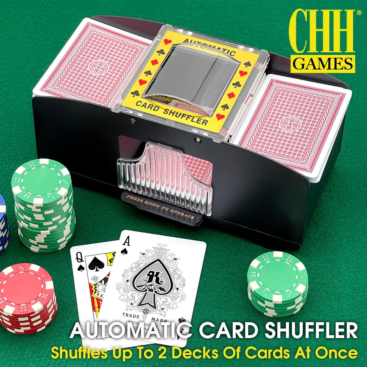 Mezclador Automático de Cartas CHH 2 Barajas - Negro