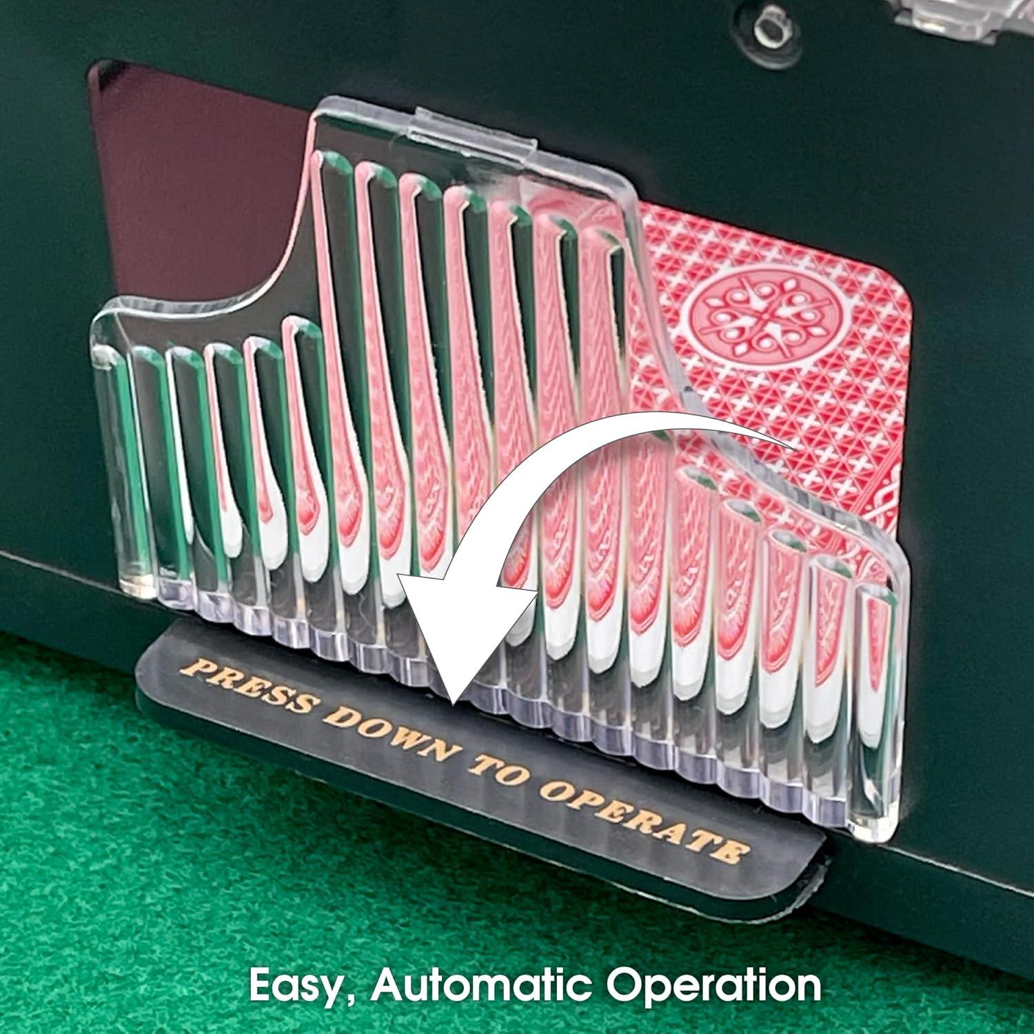 Mezclador Automático de Cartas CHH 2 Barajas - Negro