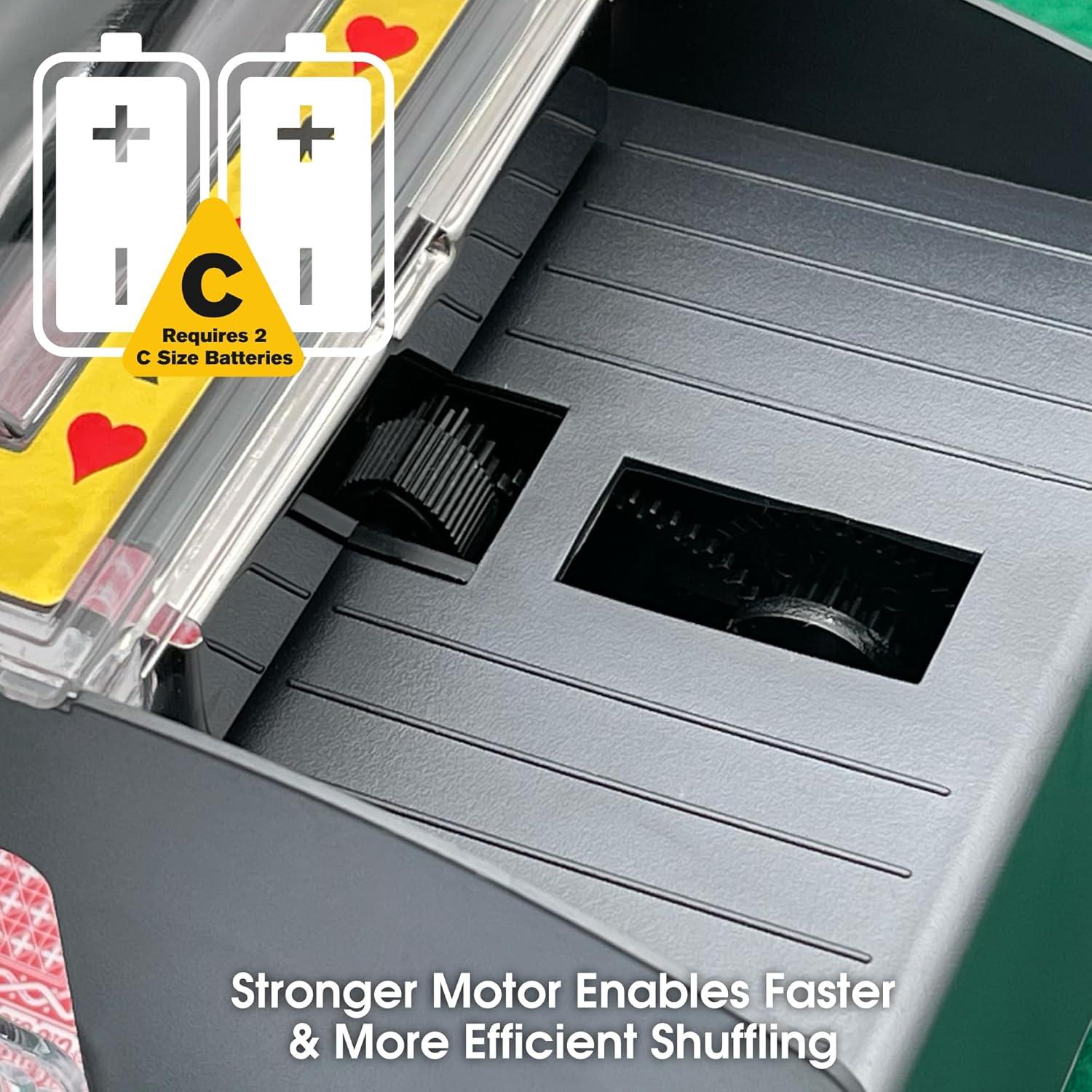 Mezclador Automático de Cartas CHH 2 Barajas - Negro