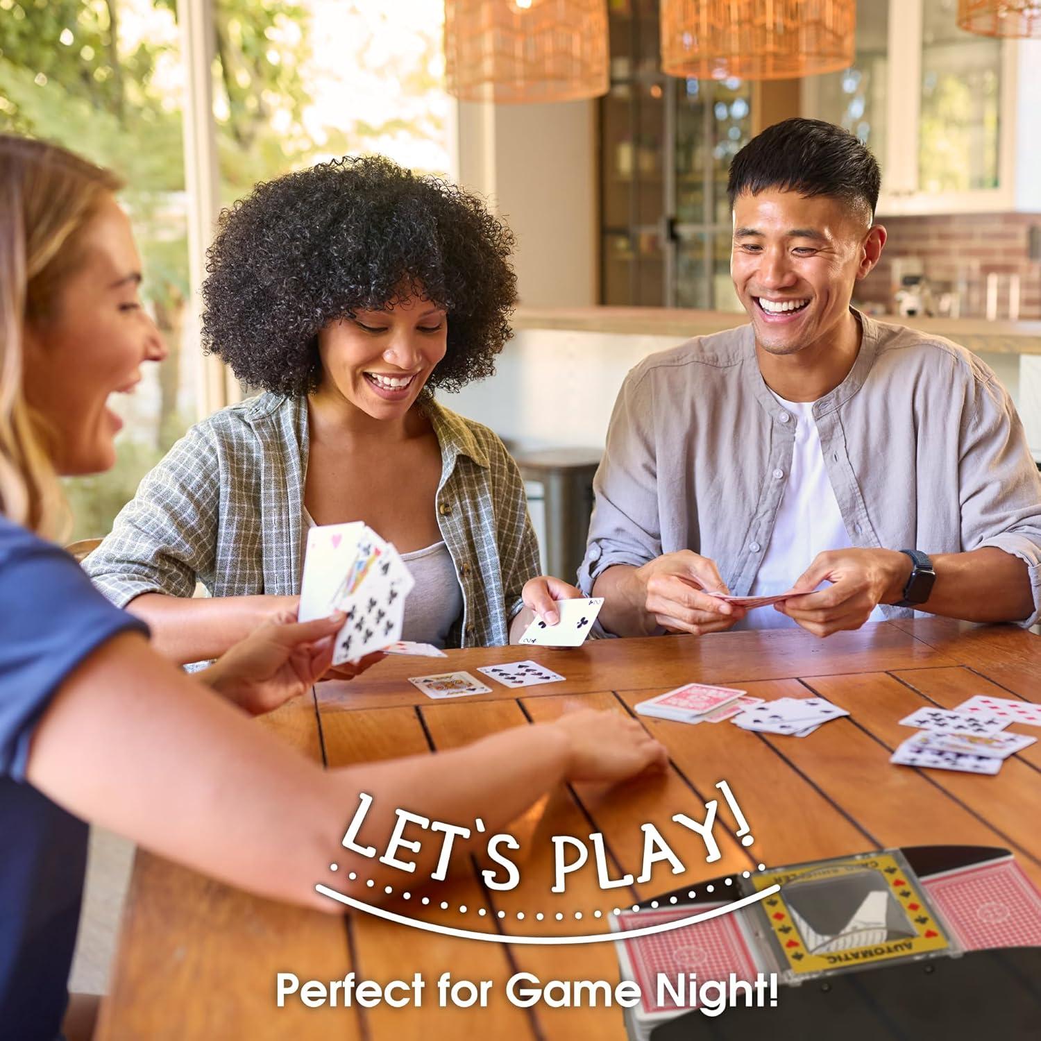 Mezclador Automático de Cartas CHH 2 Barajas - Negro