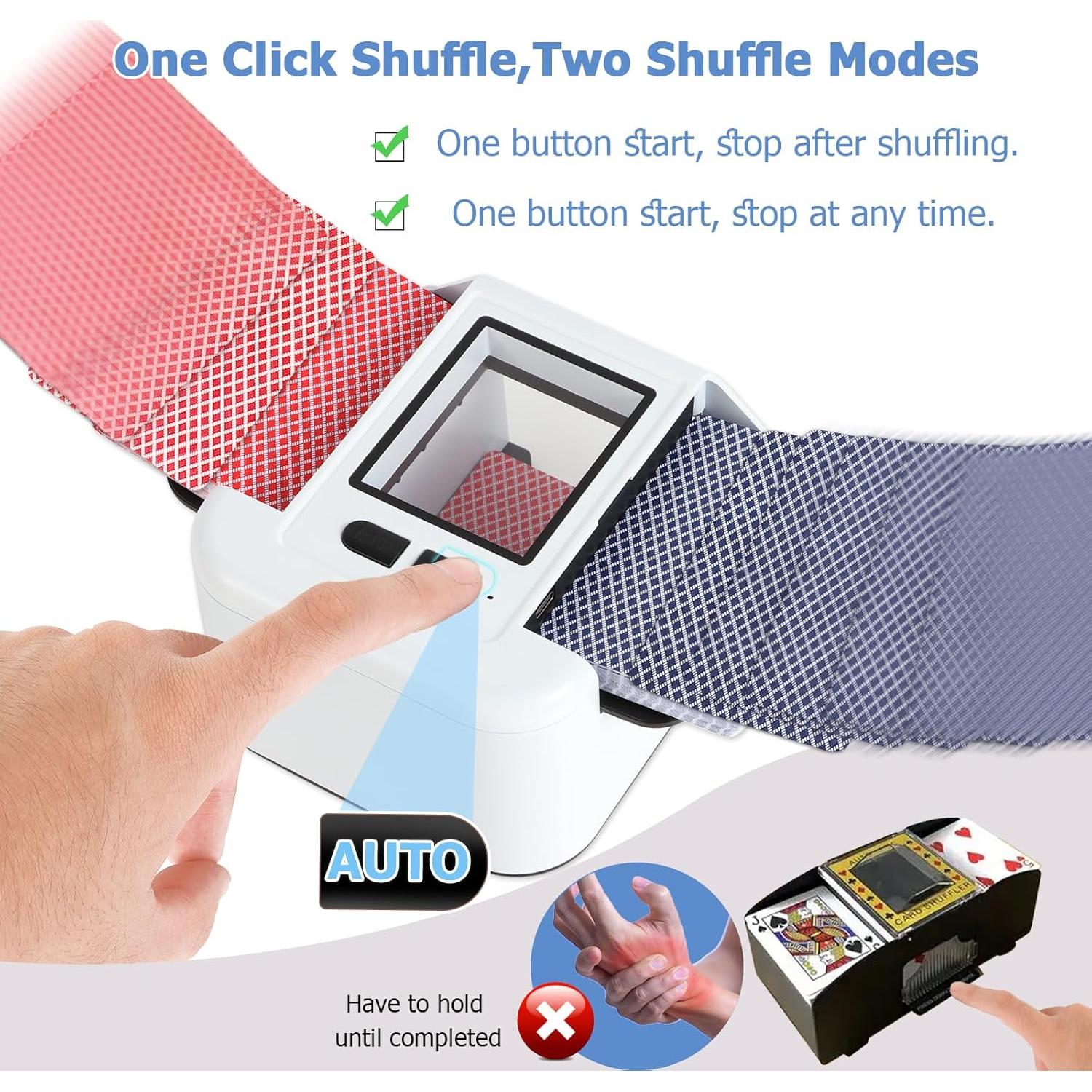 Barajador Automático de Cartas Jneikoo KC-CS Recargable USB-C