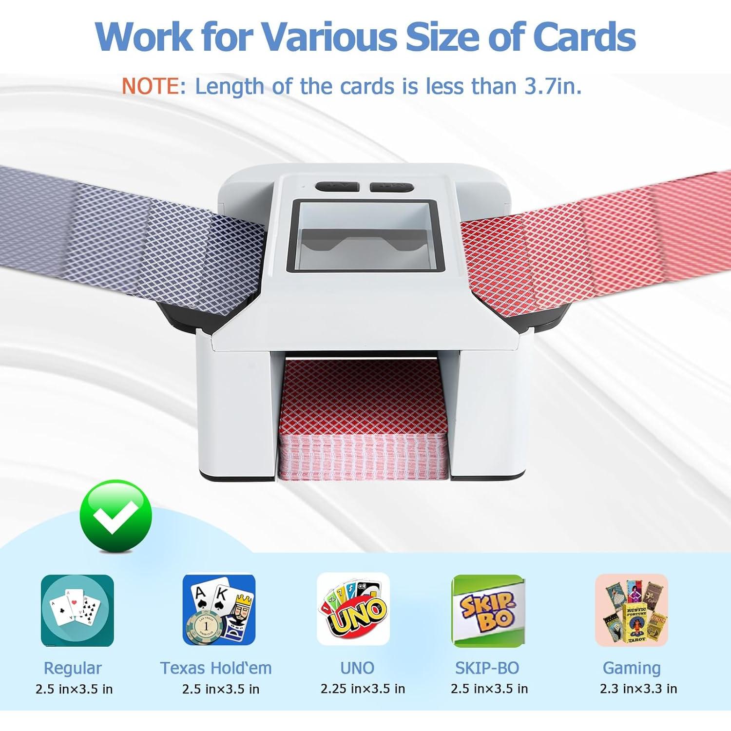 Barajador Automático de Cartas Jneikoo KC-CS Recargable USB-C