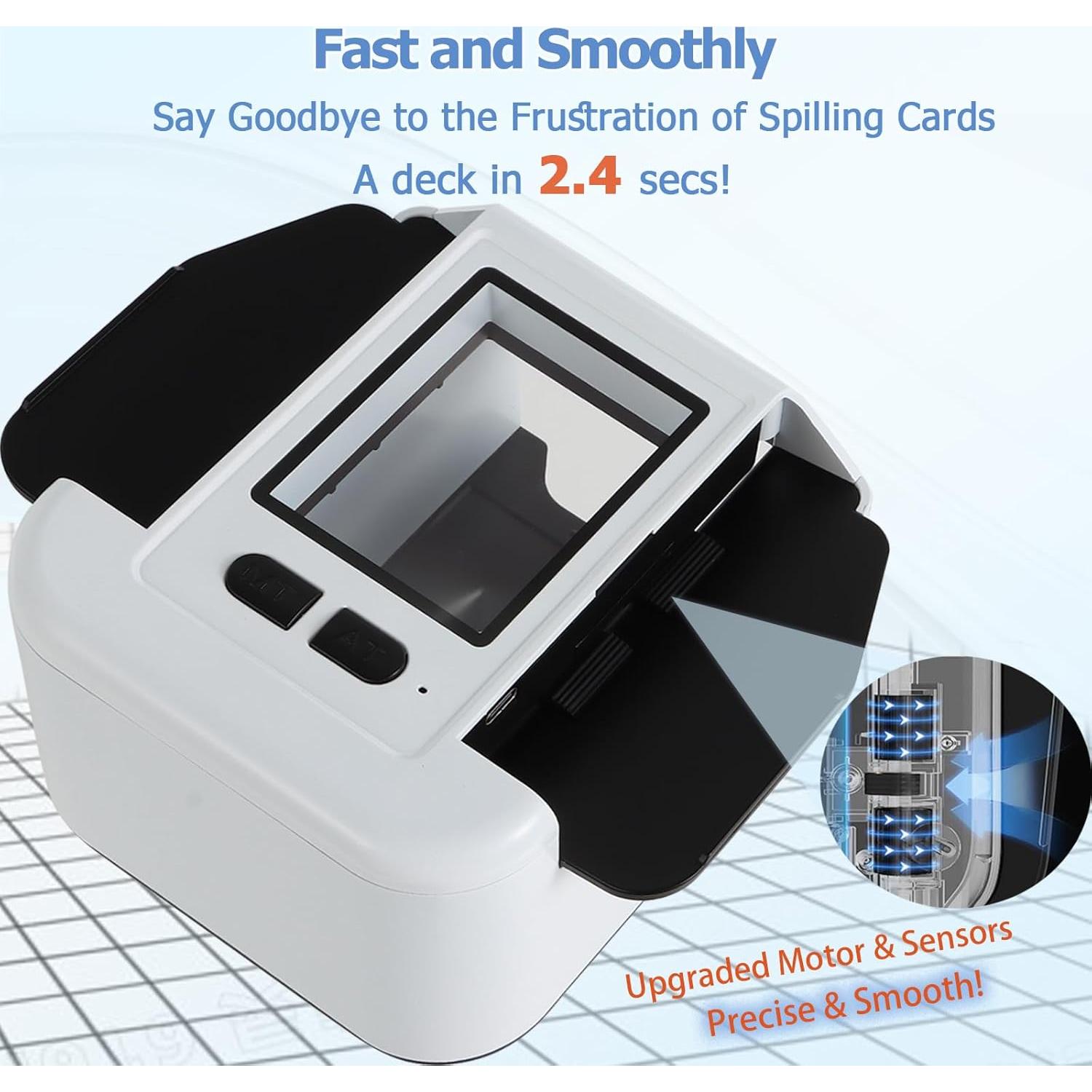 Barajador Automático de Cartas Jneikoo KC-CS Recargable USB-C