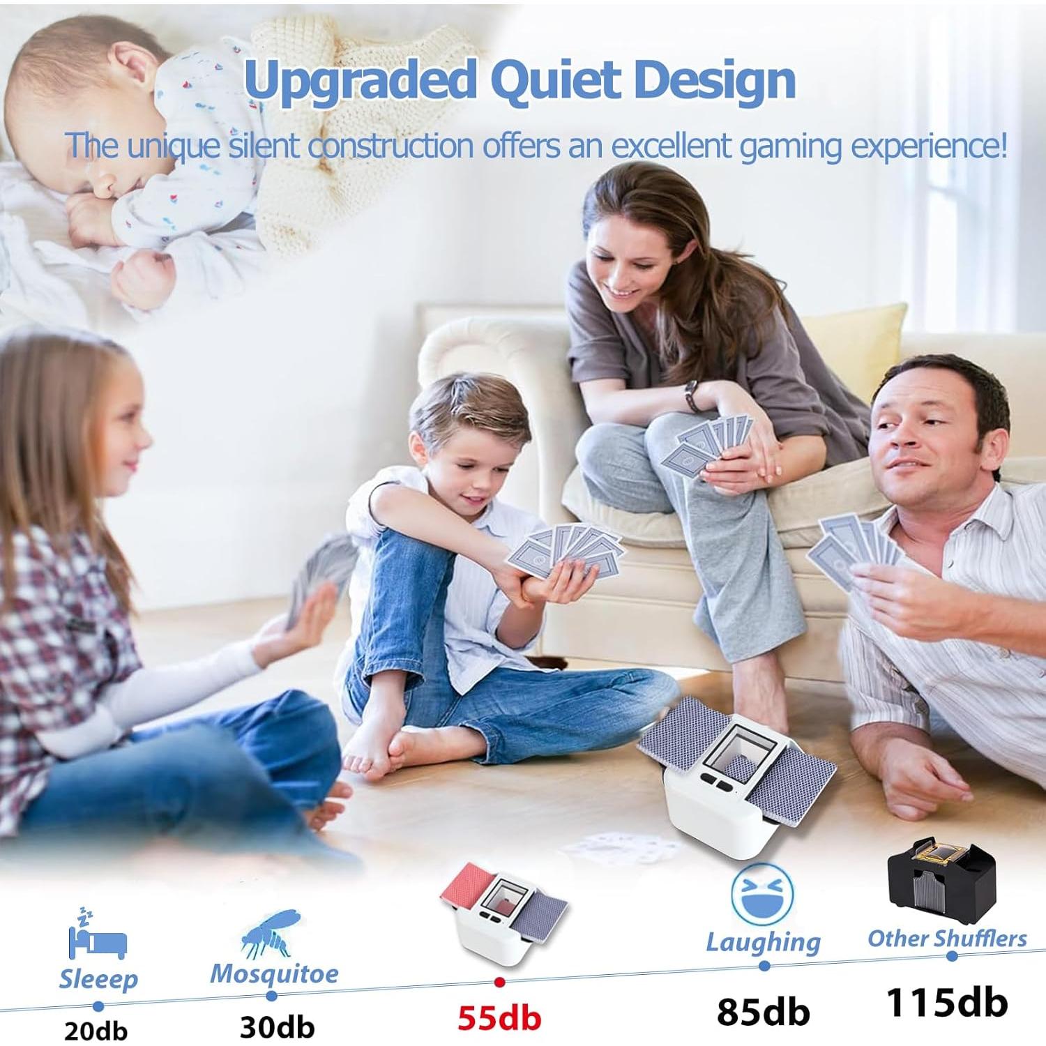 Barajador Automático de Cartas Jneikoo KC-CS Recargable USB-C