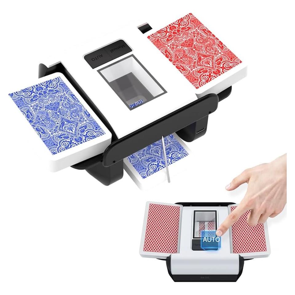 Barajador Automático de Cartas LVPETALIZE Recargable 2000mAh