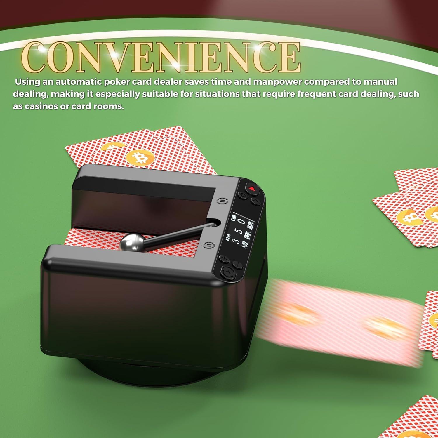 Distribuidor de Cartas Automático VQP 360° con 4 Botones