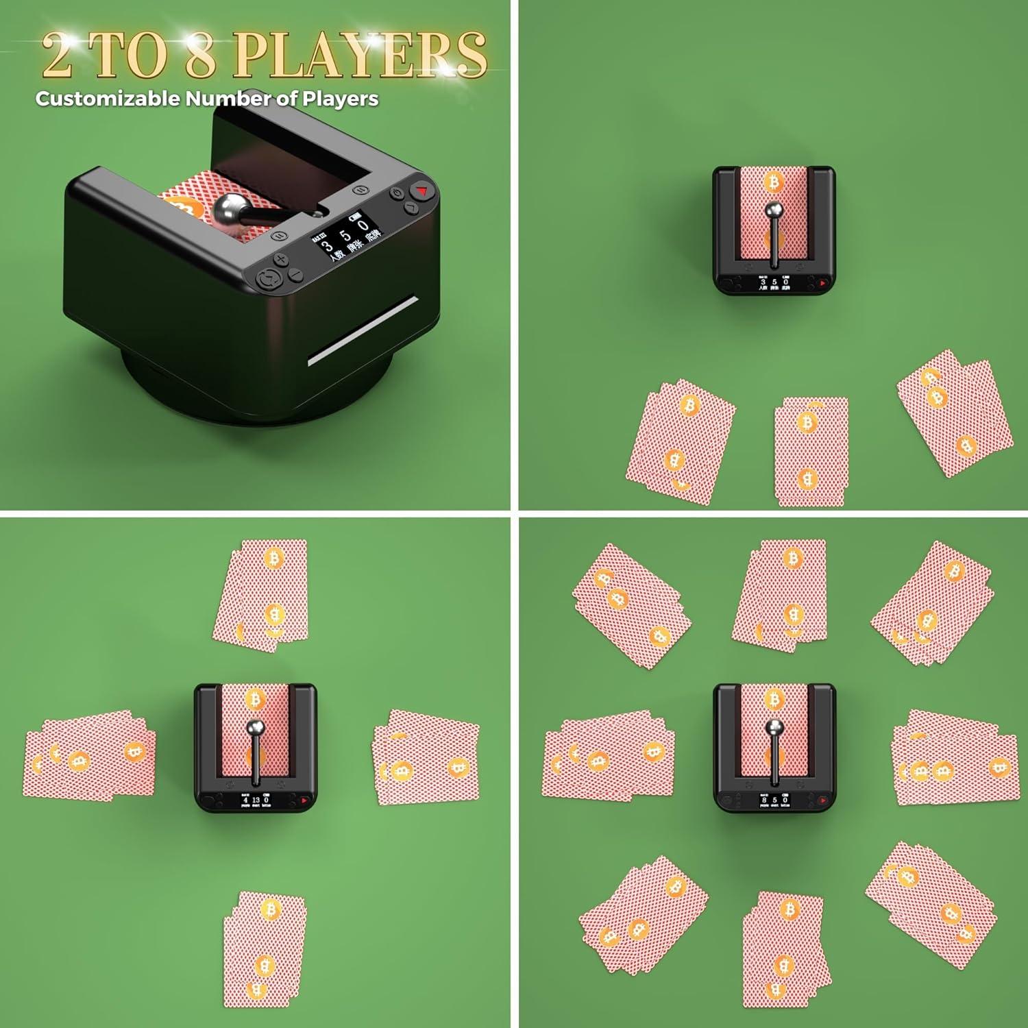 Distribuidor de Cartas Automático VQP 360° con 4 Botones