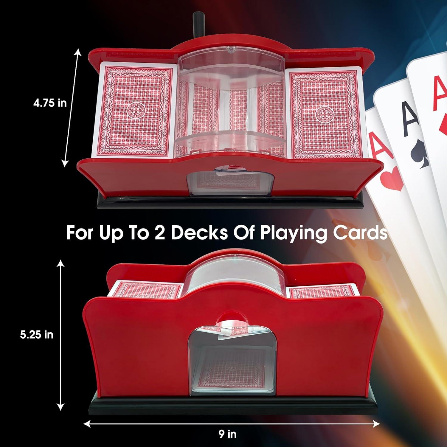 Mezclador de Cartas Manual CHH con Manivela - Silencioso y Compacto