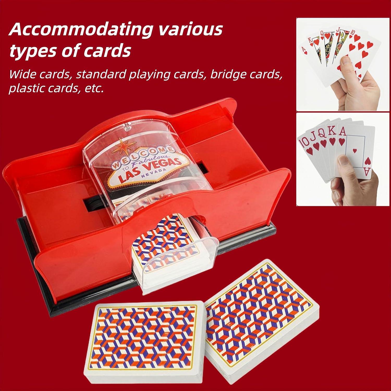 Mezclador de Cartas Manual VQP con Manivela para 2 Barajas