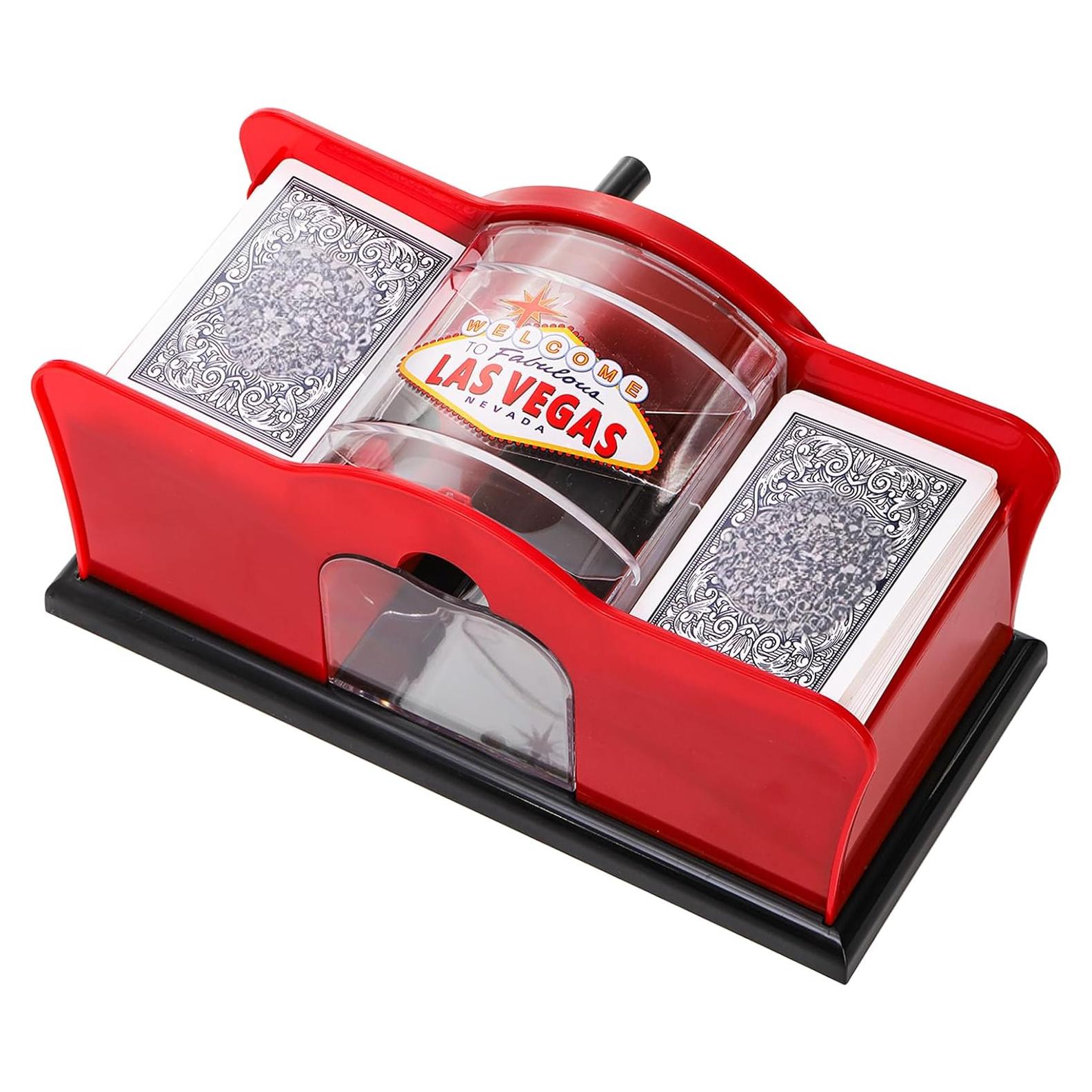 Mezclador de Cartas Manual Frcctre para 2 Barajas Estándar