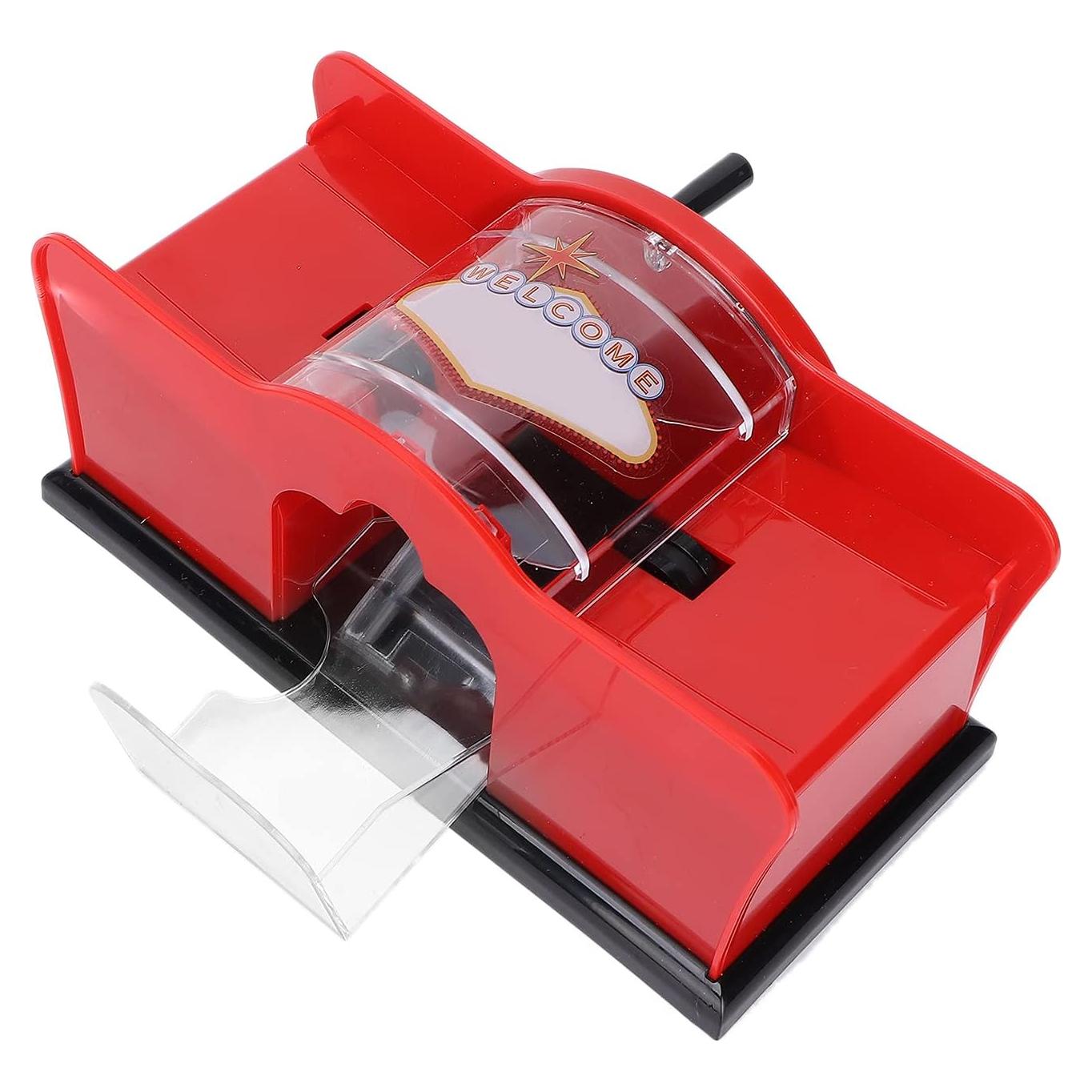 Barajador Manual de Cartas FILFEEL para 1-2 Barajas - Rojo