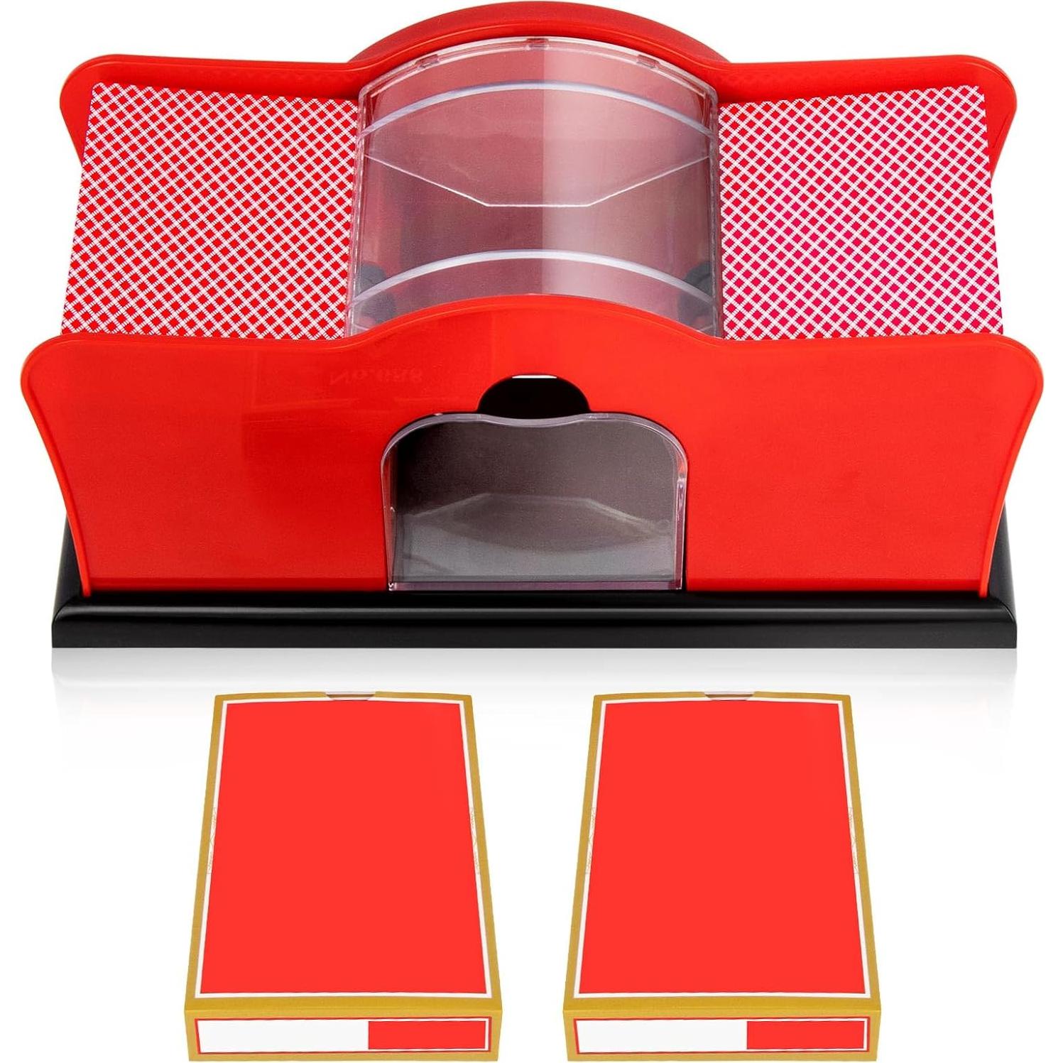 Barajador Manual de Cartas Autotron A-001 con 2 Barajas