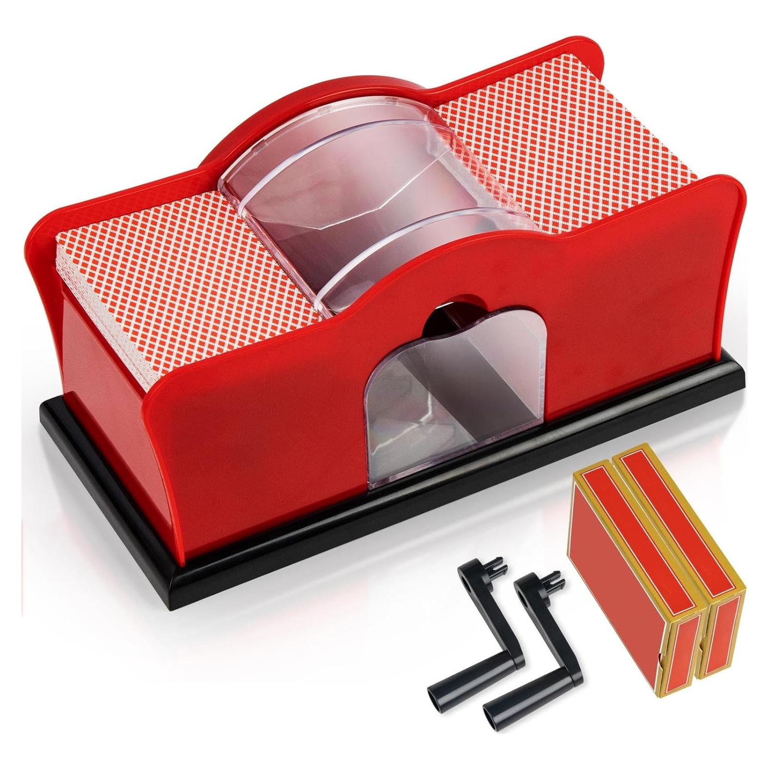 Mezclador de Cartas Manual Sdemyi con 2 Barajas de Juego