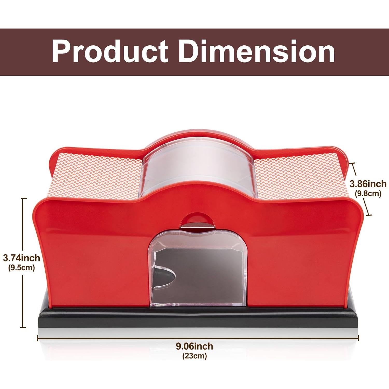 Mezclador de Cartas Manual Sdemyi con 2 Barajas de Juego