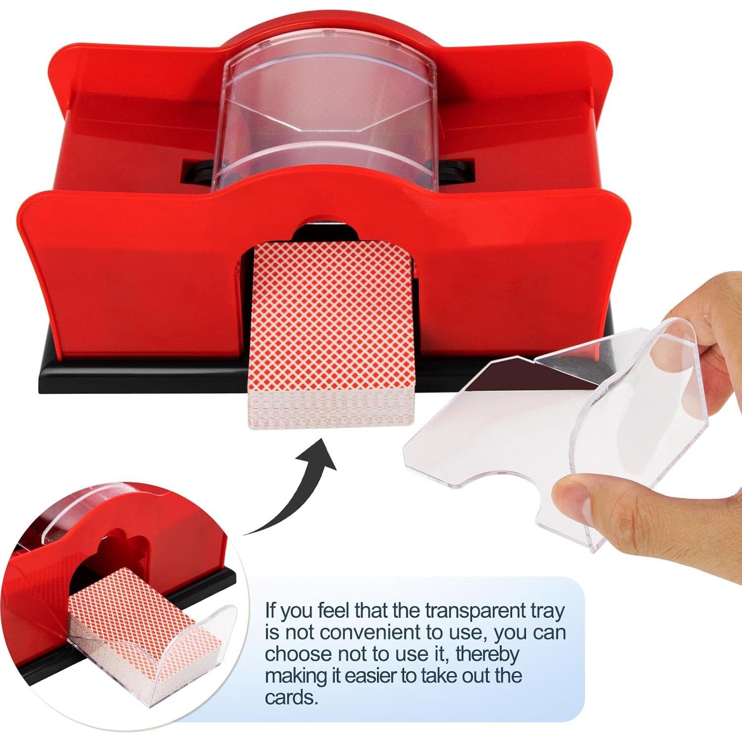 Mezclador de Cartas Manual Sdemyi con 2 Barajas de Juego