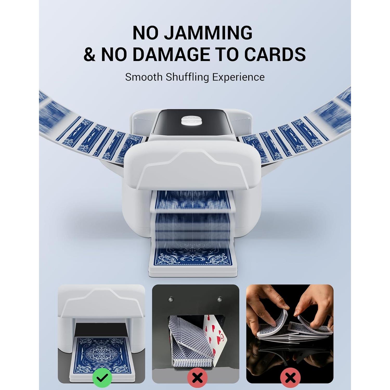 Barajador Automático Recargable Shantou 1-2 Barajas Bajo Ruido