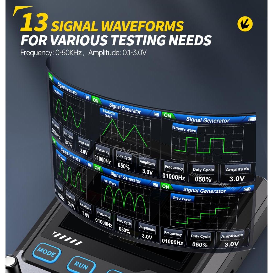 Osciloscopio Digital FNIRSI DSO-TC4 3 en 1 10MHz 48Ms/s