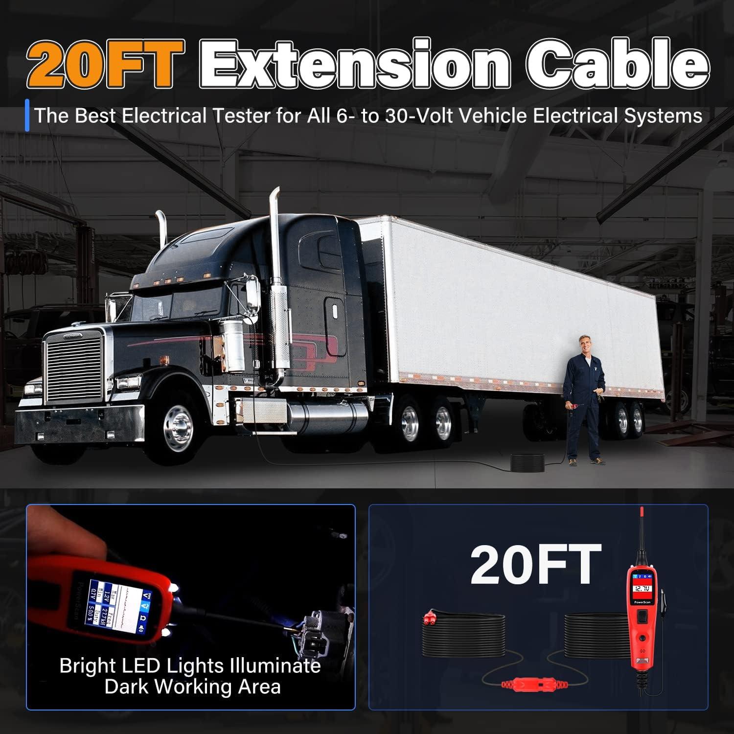 Autel PowerScan PS100 Probador de Circuito Automotriz 12-24V