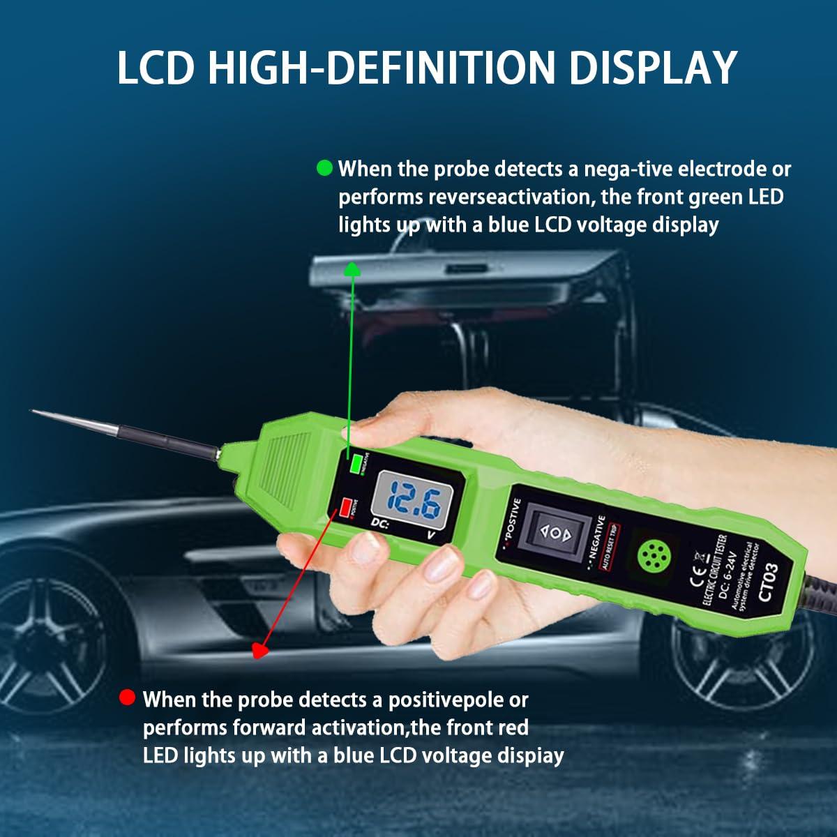 Probador de Circuito de Potencia OnReTul CT03 6-24V CC