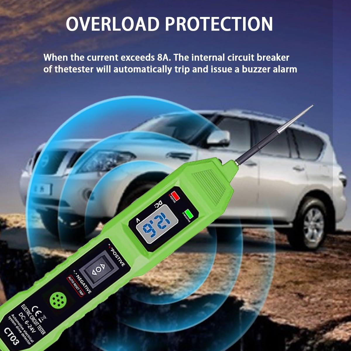 Probador de Circuito de Potencia OnReTul CT03 6-24V CC