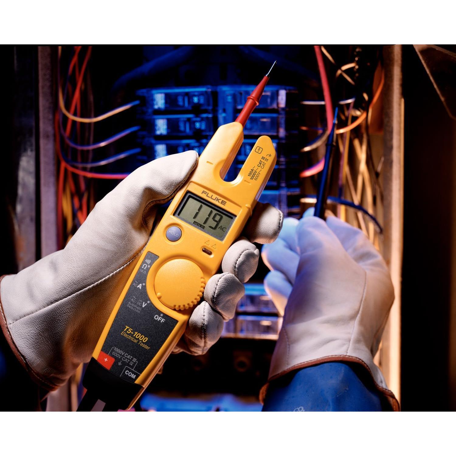 Fluke T5-1000 Probador Eléctrico de Voltaje y Corriente